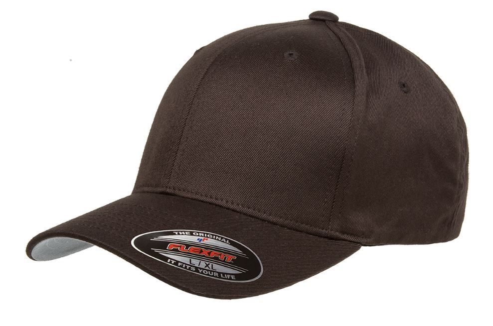 Flexfit Cap 6277 Twill Ball Hat Dark Brown