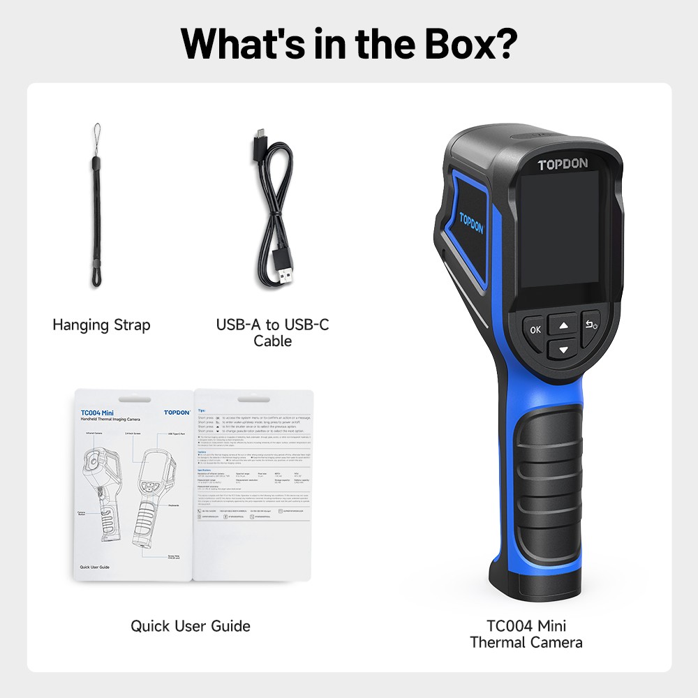 TOPDON TC004 Mini INFRARED THERMOGRAPHIC CAMERA