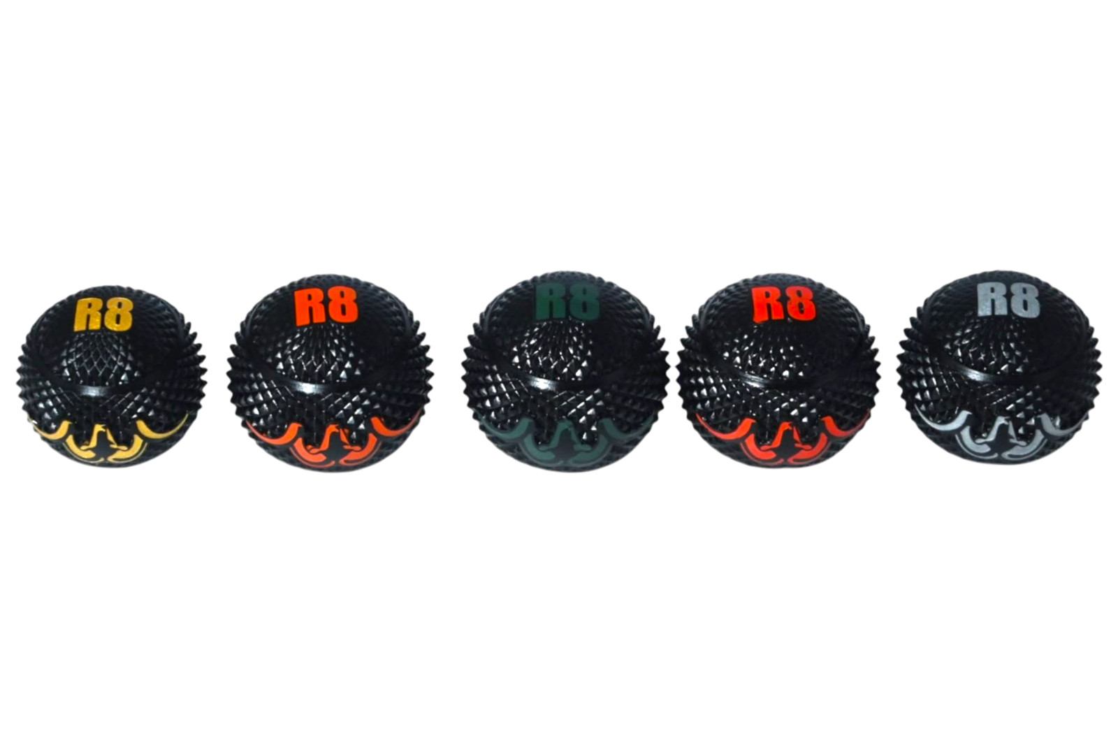 Round Ball with Leaves and Knurling for Blazer R8