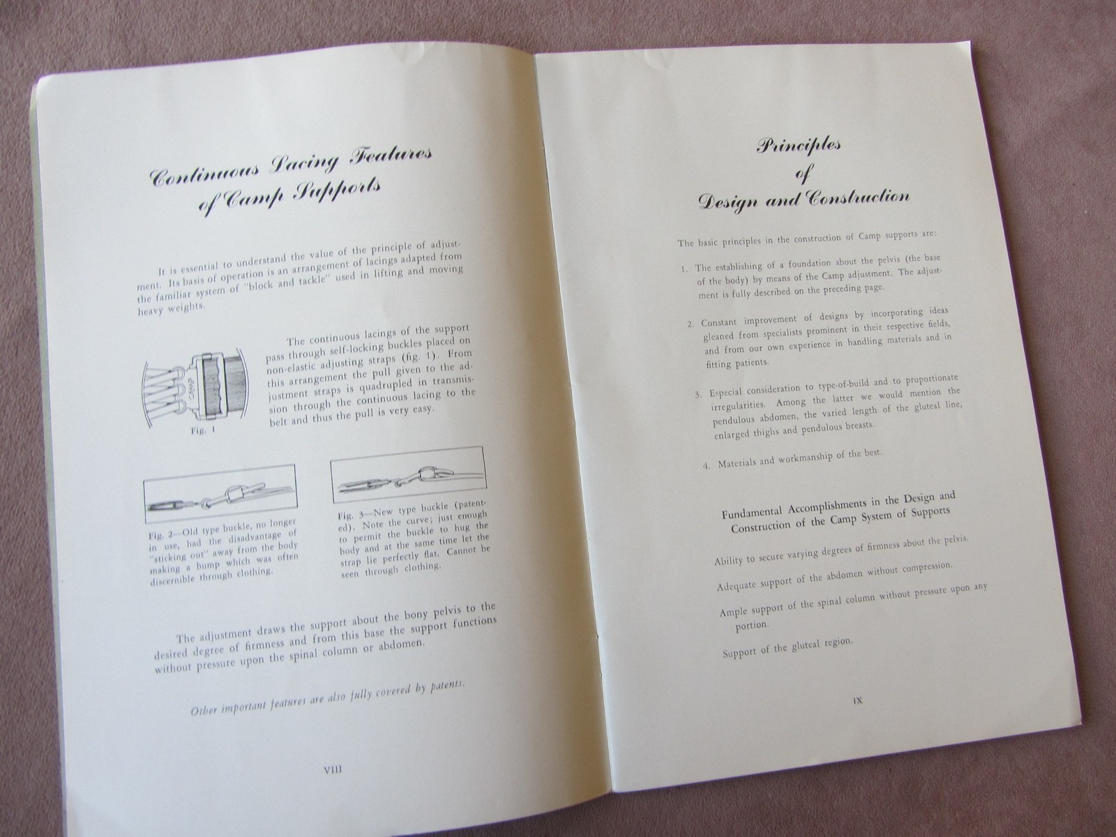 1948 Physicians + Surgeons Reference Book *Prescribing CAMP Anatomical Supports