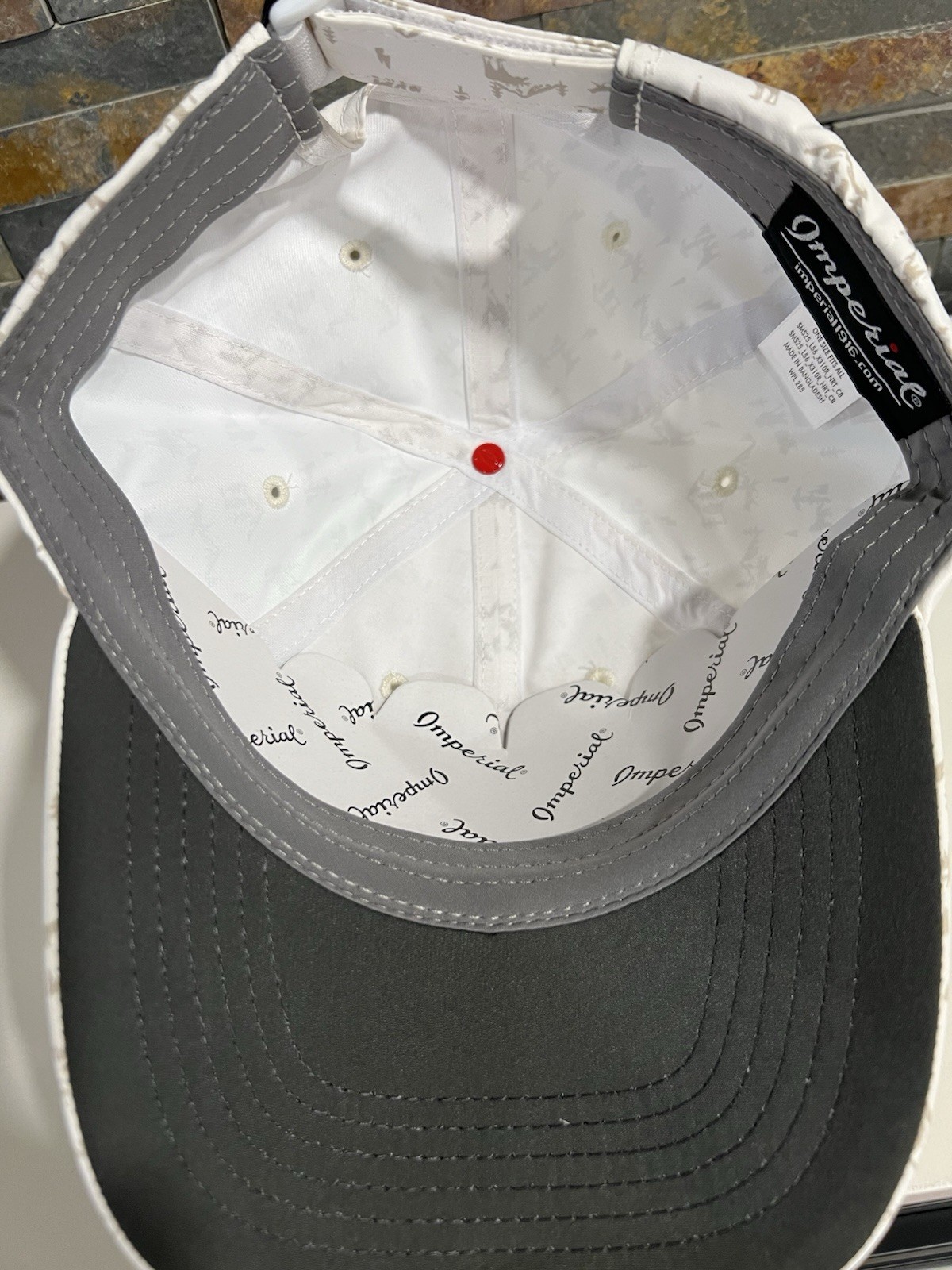 Vail Golf Club Logo Hat~ Light Tan ~ With Wildlife All Over It! ~ NEW