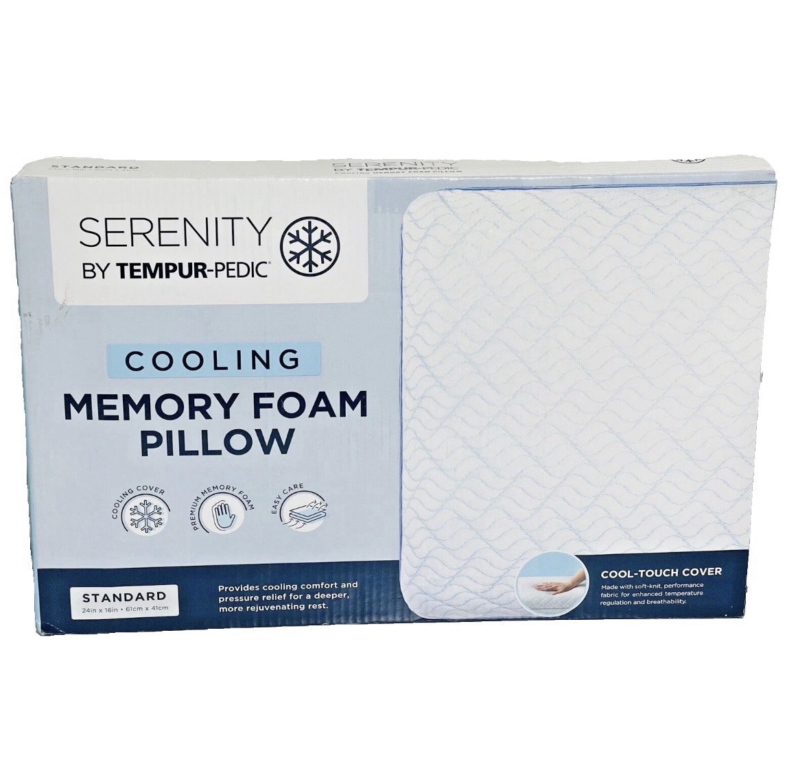 Serenity by Tempur-Pedic Cooling Memory Foam Pillow - Standard