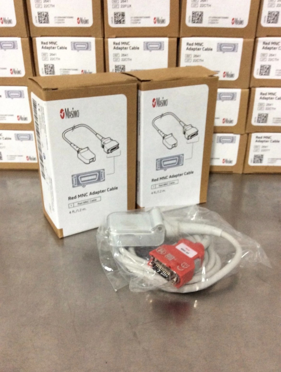 Masimo Red MNC Adapter Cable REF: 2641, 4ft/1.2m (1 PCS)