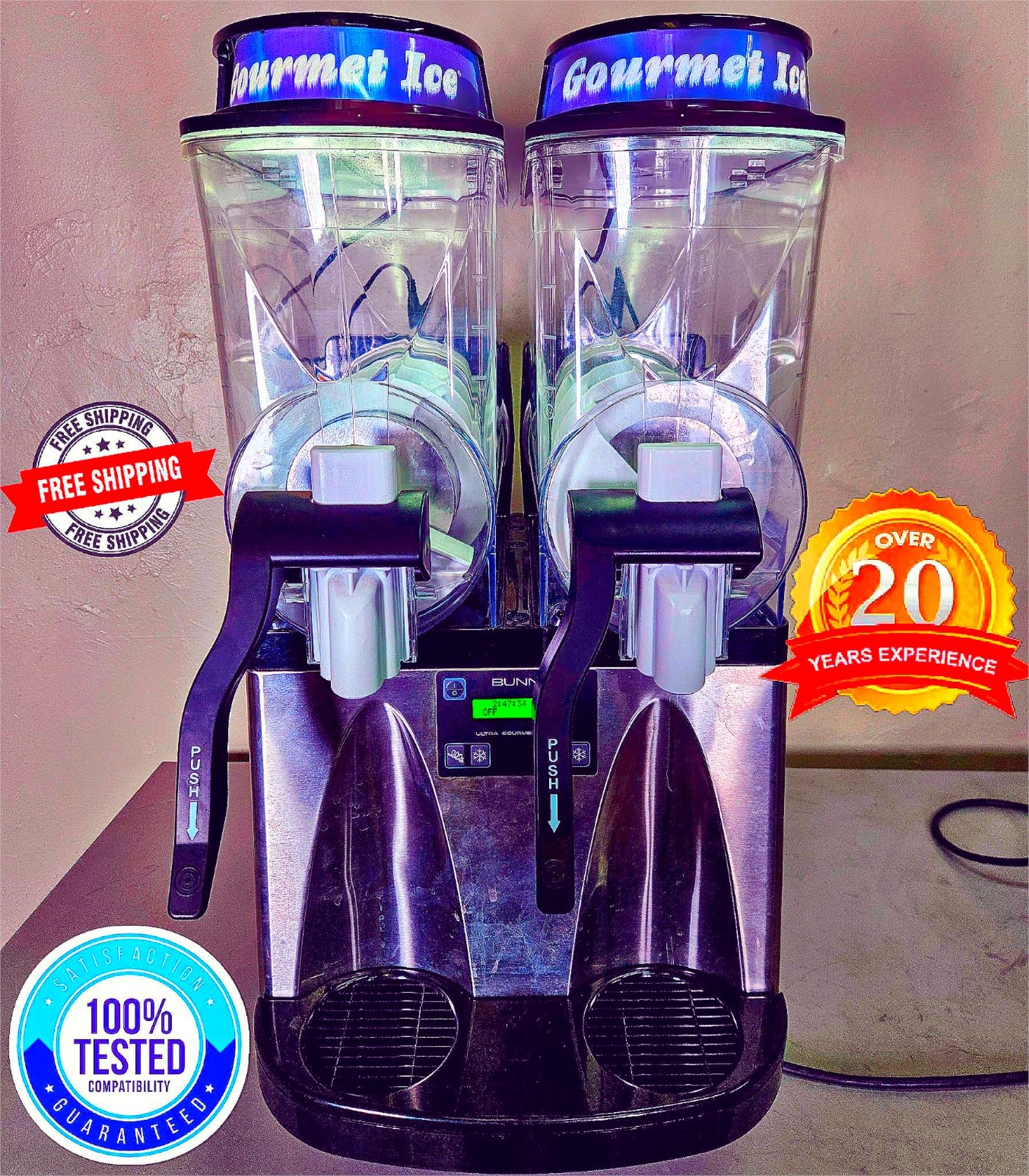 90DAYWARRANTY BUNN ULTRA-2 340000171 SLUSHY FROZEN DRINK MACHINE MANUAL FREESHIP