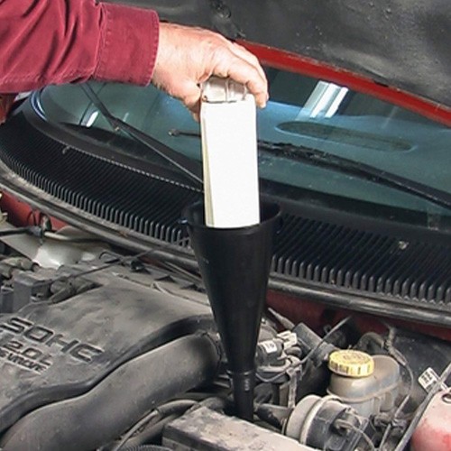 Lisle 19802 Threaded Oil And Transmission Funnel, Two Piece, Three Way, For
