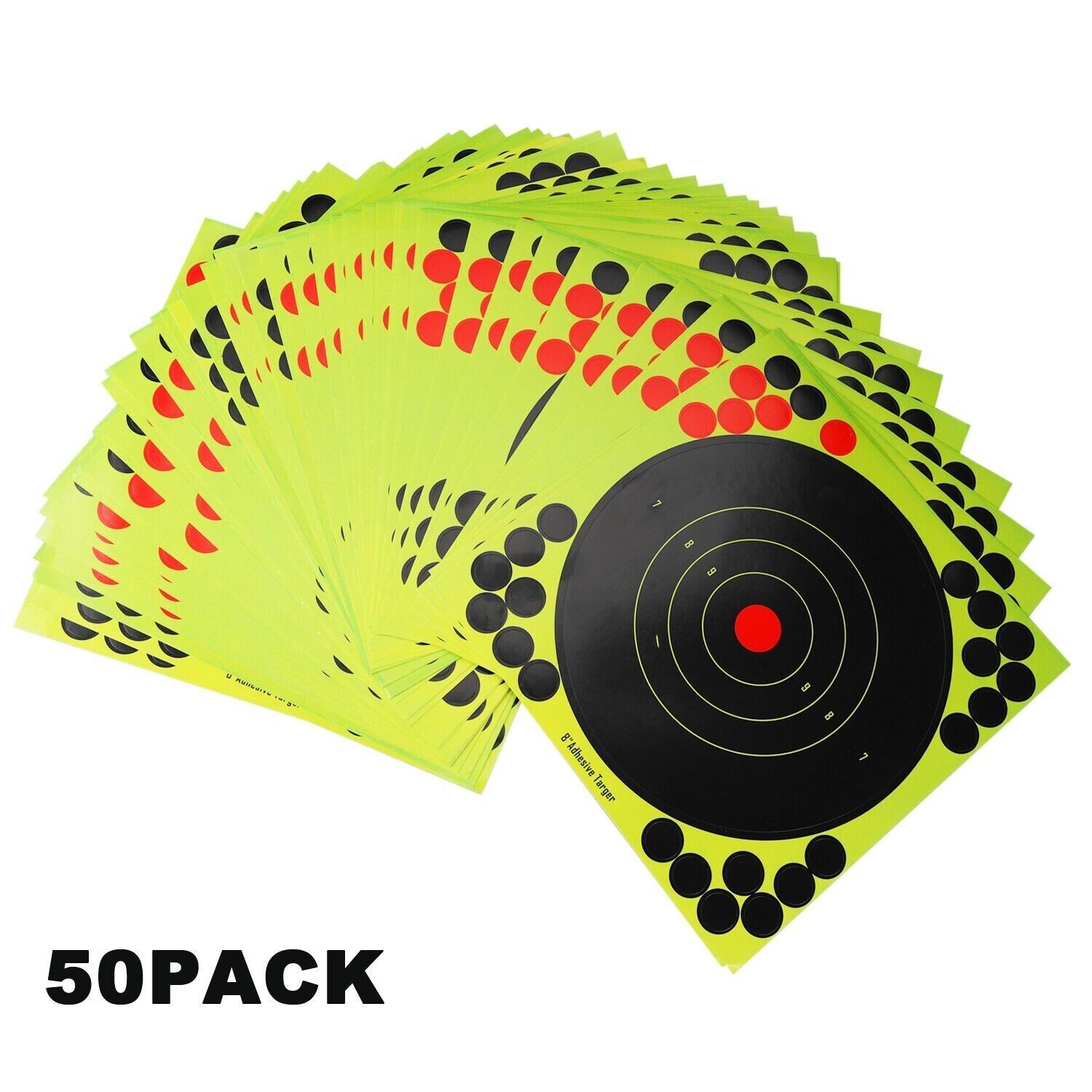 50-Pack Stick Shooting Targets - for Outdoor/Indoor Training, Easy to Use