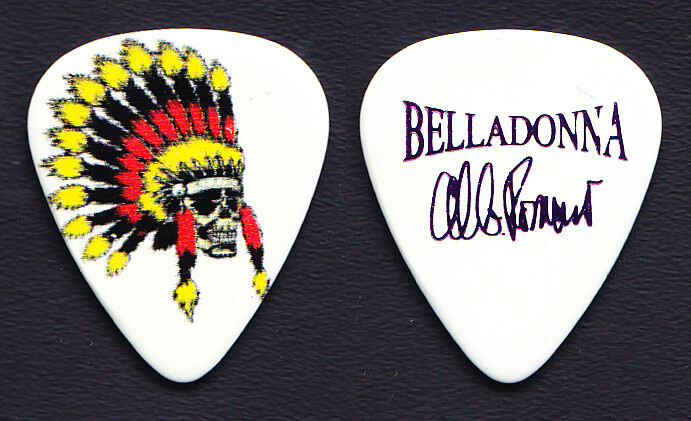 Belladonna Al Romano Signature Indian Headdress Guitar Pick - 2011 Tour Anthrax