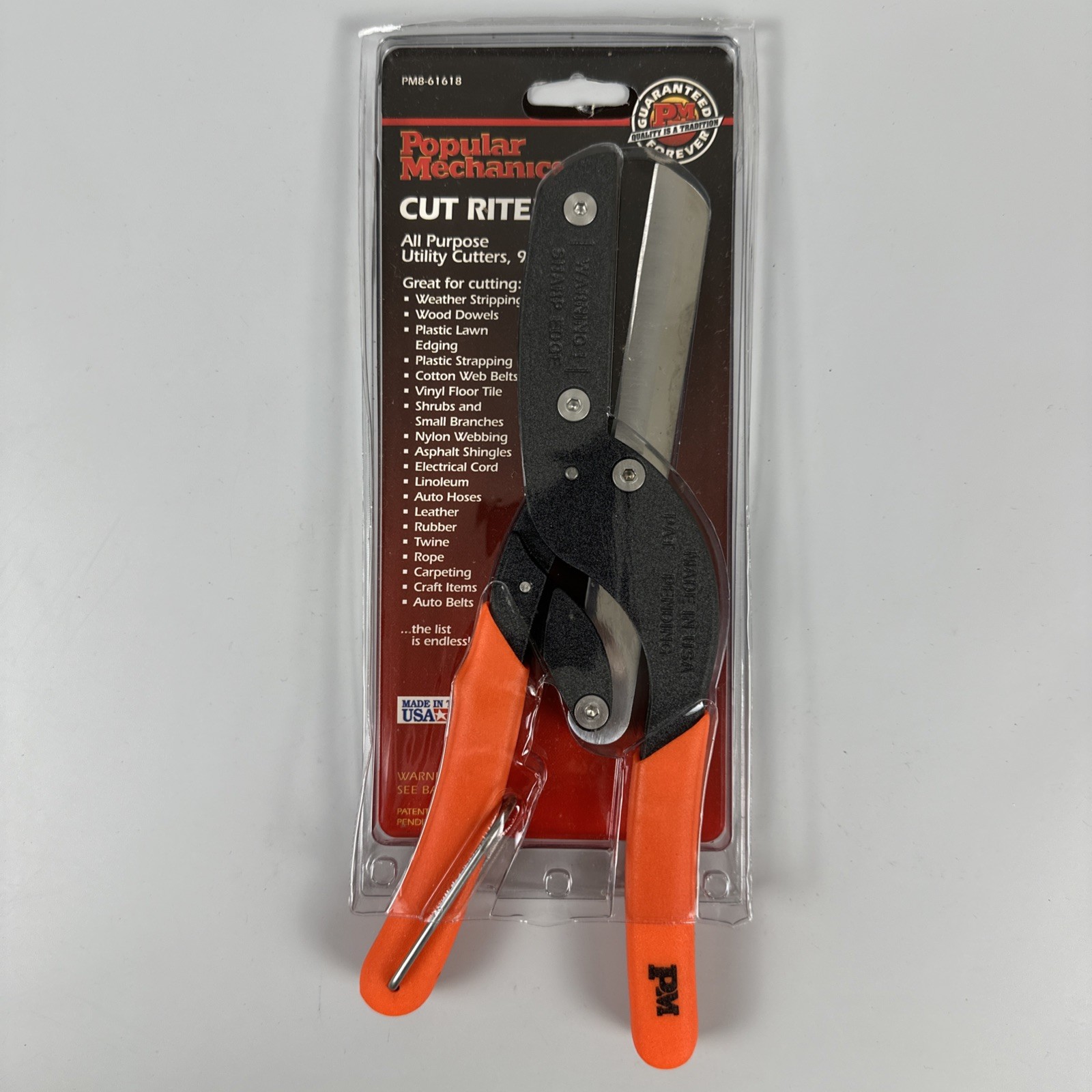 Popular Mechanics Cut Rite All Purpose Utility Cutters 9 in. USA, SS Blade