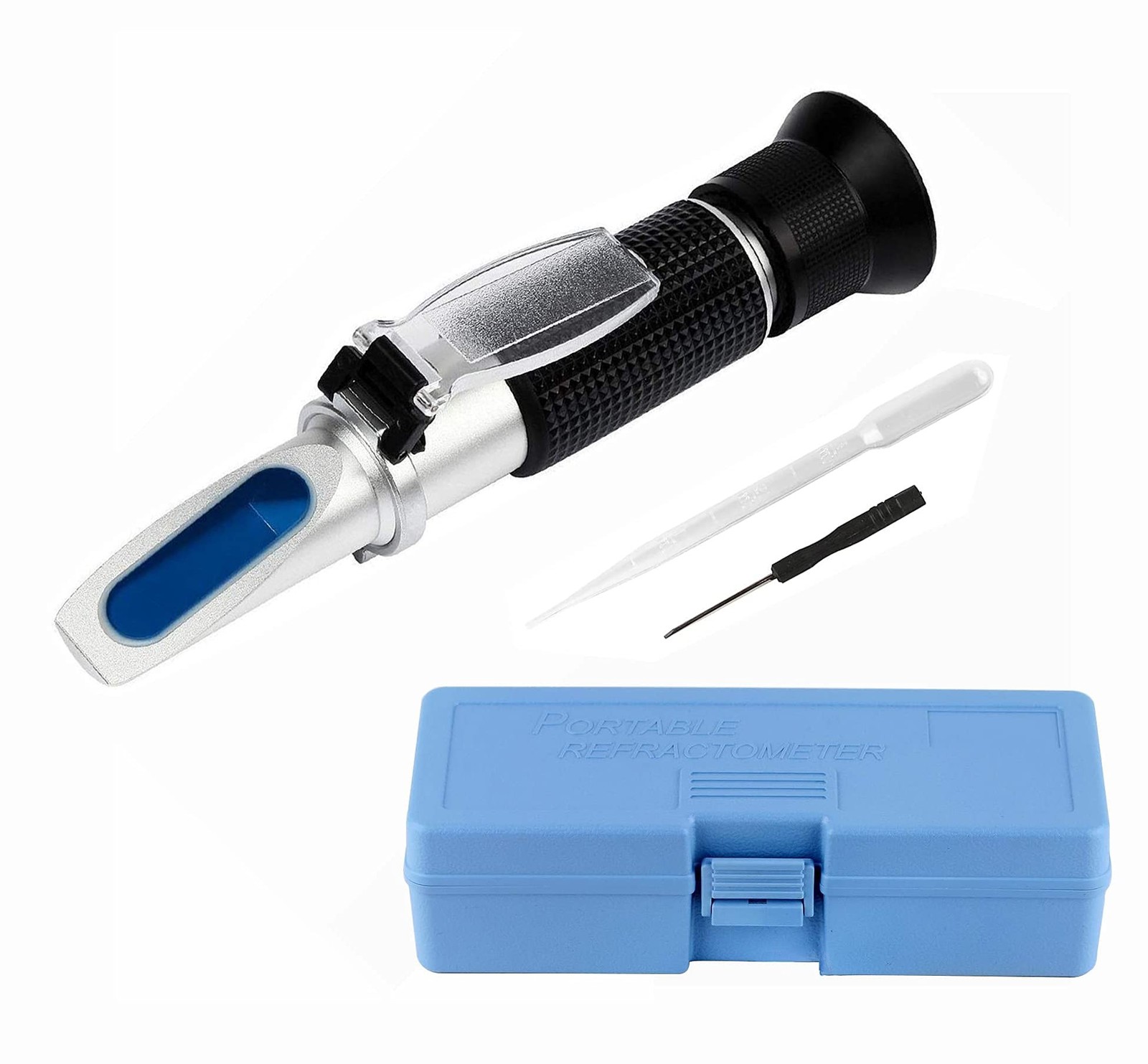 Brix Refractometer 0-32% Brix Meter for Testing Sugar Content in Fruit, Porta...