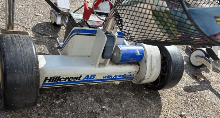 2 Kangaroo Hillcrest AB Motorized Golf Caddy / Cart W/ Remote & Other Accessory