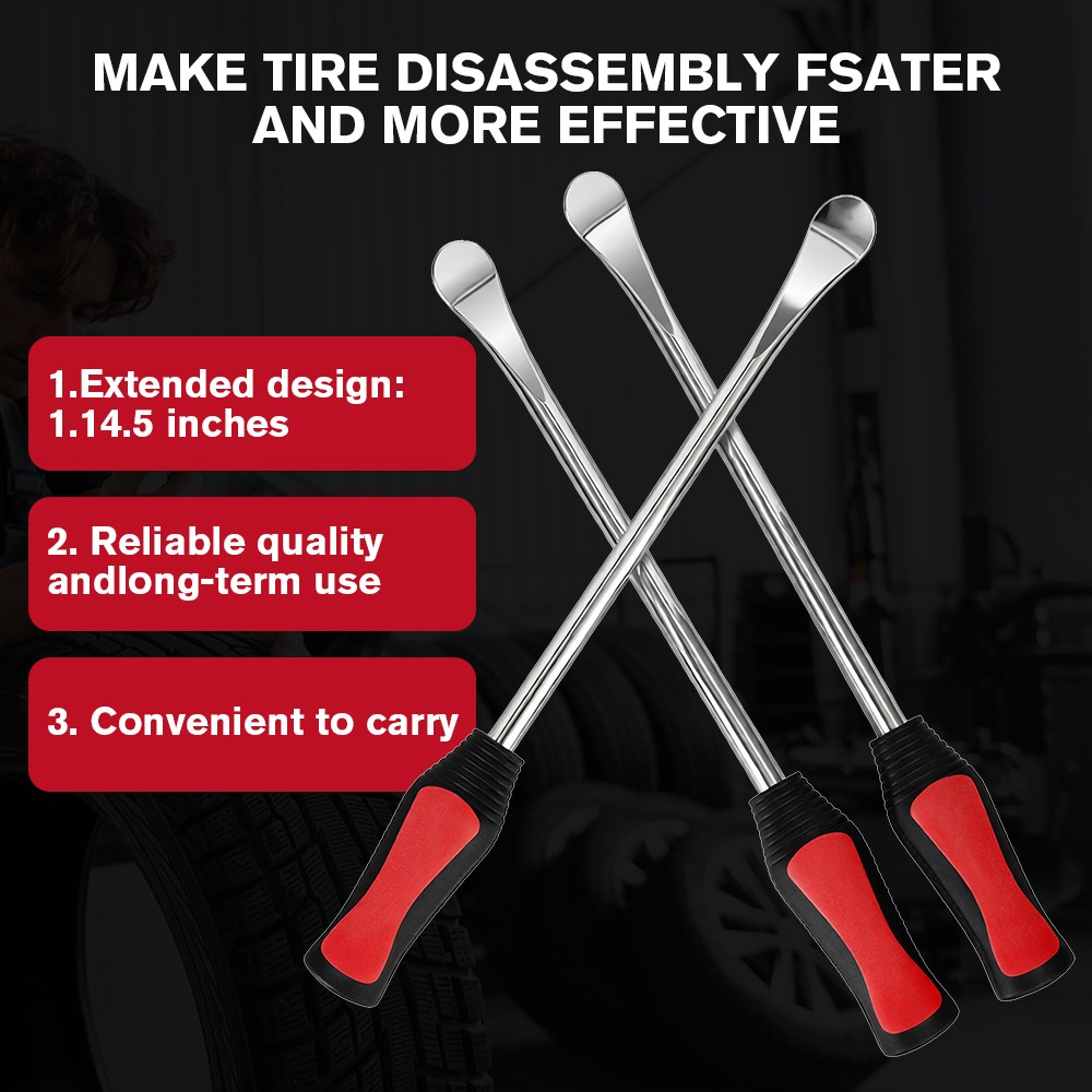 25Pcs Tire Spoons Motorcycle Dirt Bike Tire Changing Tools Iron Set Lawn