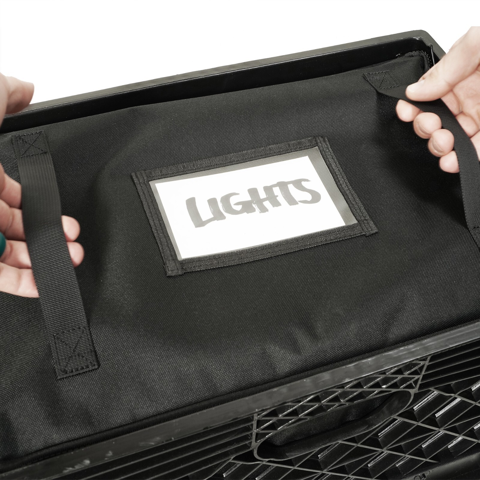 Filmmakers Rectangular Milk Crate Insert Storage Case / Zippered Bag (Case Only)