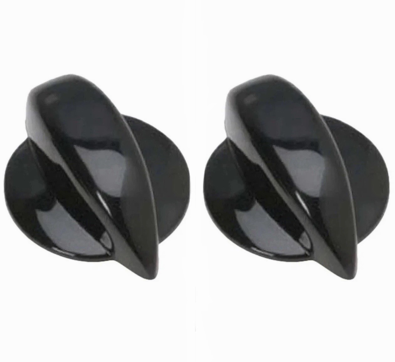 QTY 2 BATTERY CHARGER KNOBS W/POINTER PUSH ON. SEARS, DI HARD CRAFTSMAN, SCHAUR