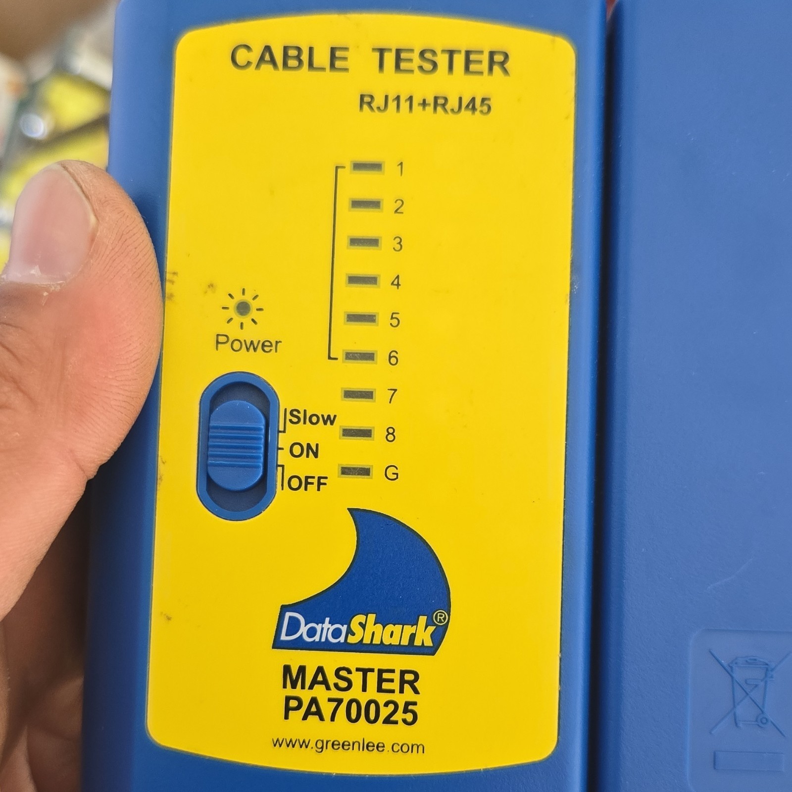 DataShark Computer Cable Tester RJ11/RJ45 Master & Remote PA70025