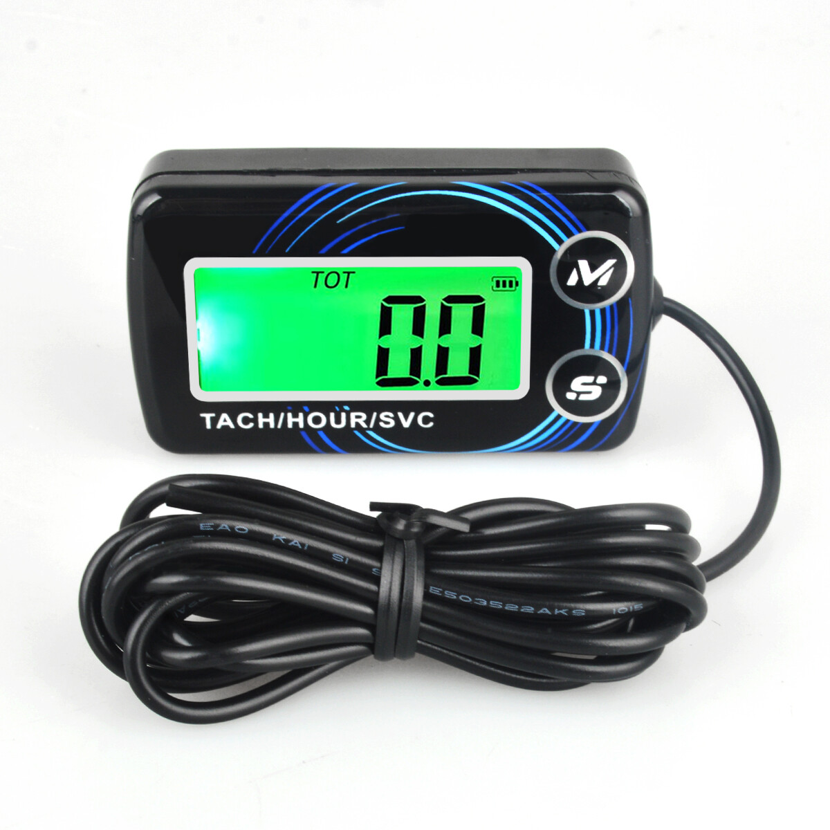 Digital Tachometer Hour Meter w/ Max RPM Recall 2&4 Stroke Engine For Go Kart