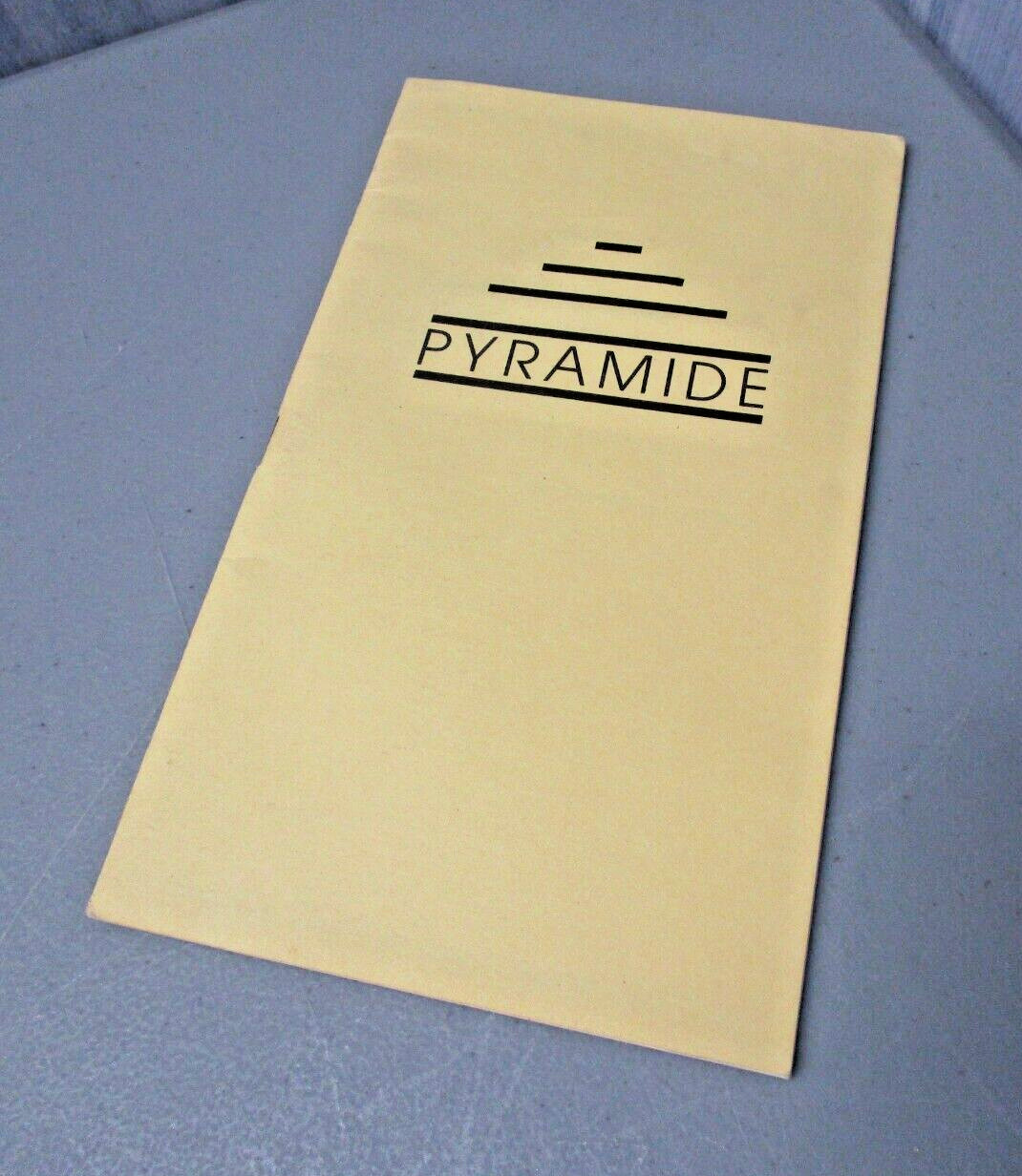 Sinclair QL, Wander 3D Game, Instructions/Manual/Docs, Pyramide 1986 Langlois