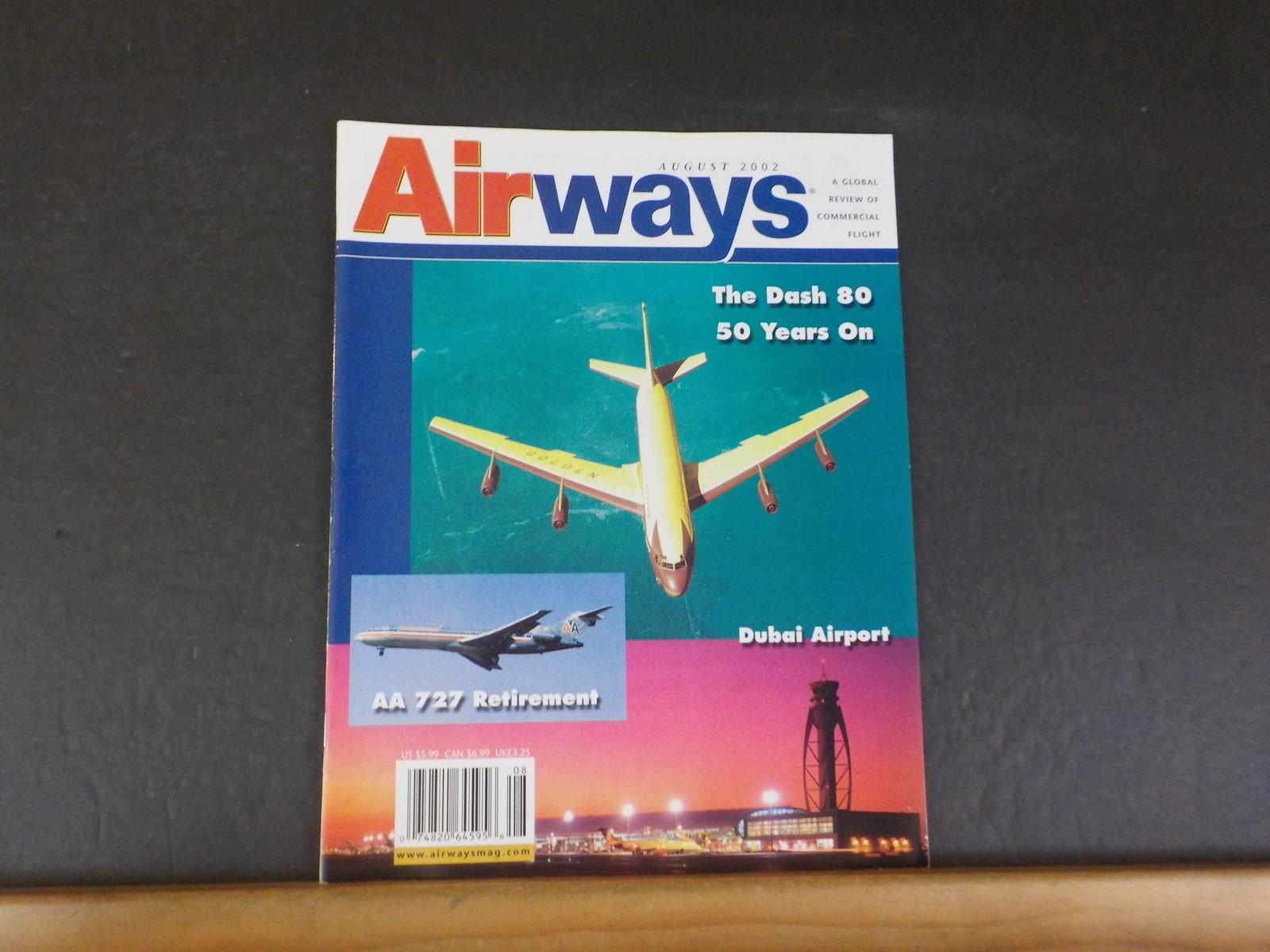 Airways Magazine 2002 August The Dash 80 50 Years On Dubai airport