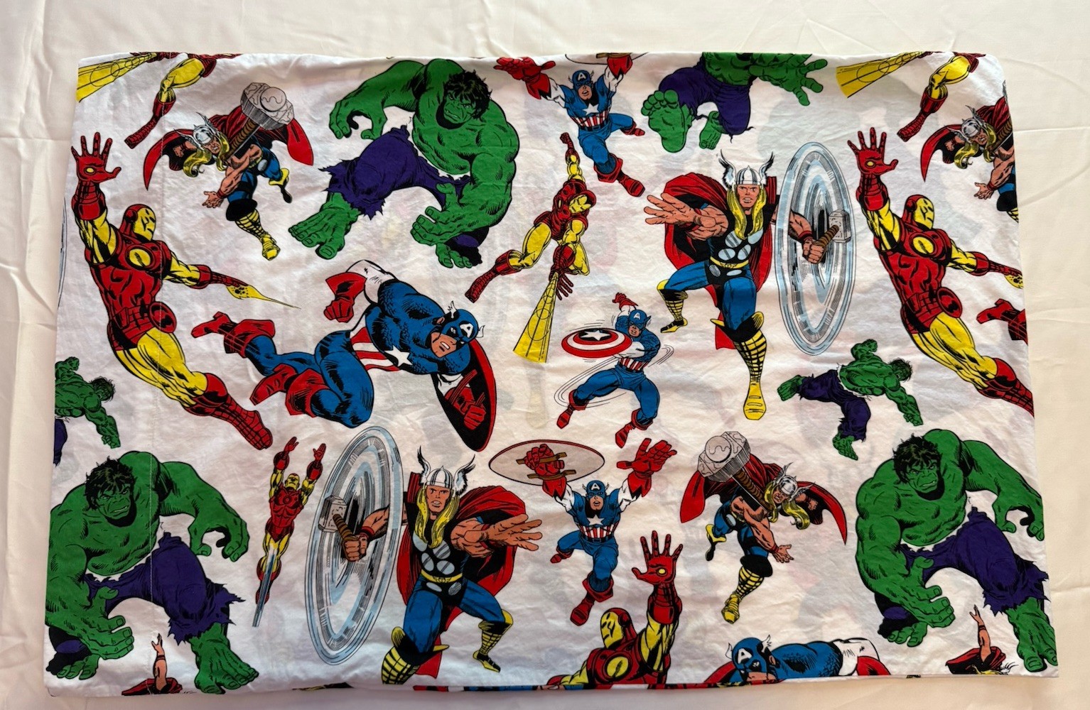 Pottery Barn Kids Marvel Comics Spider-man,Captain America Pillowcase