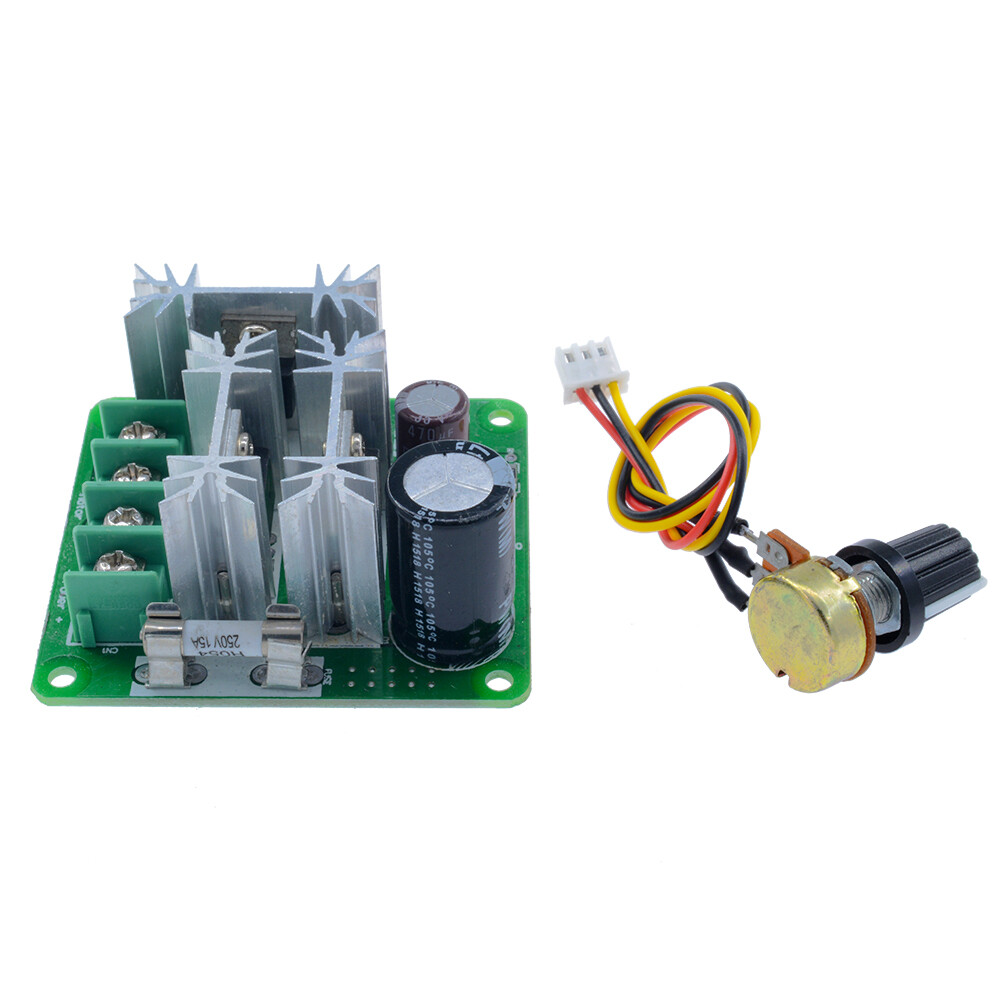 DC 6-90V 15A Motor Speed Controller Pulse Width PWM Speed Regulator Switch