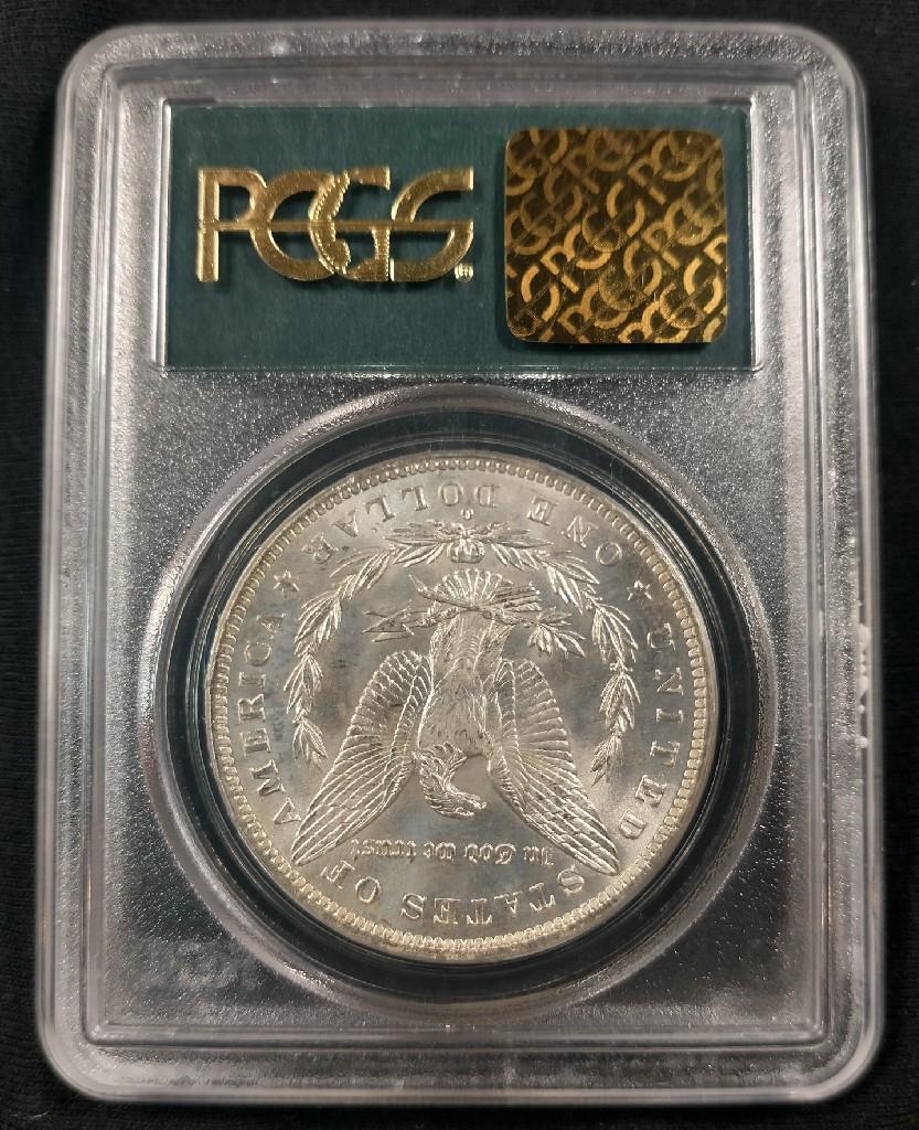 1884-O MORGAN SILVER DOLLAR - PCGS MS63