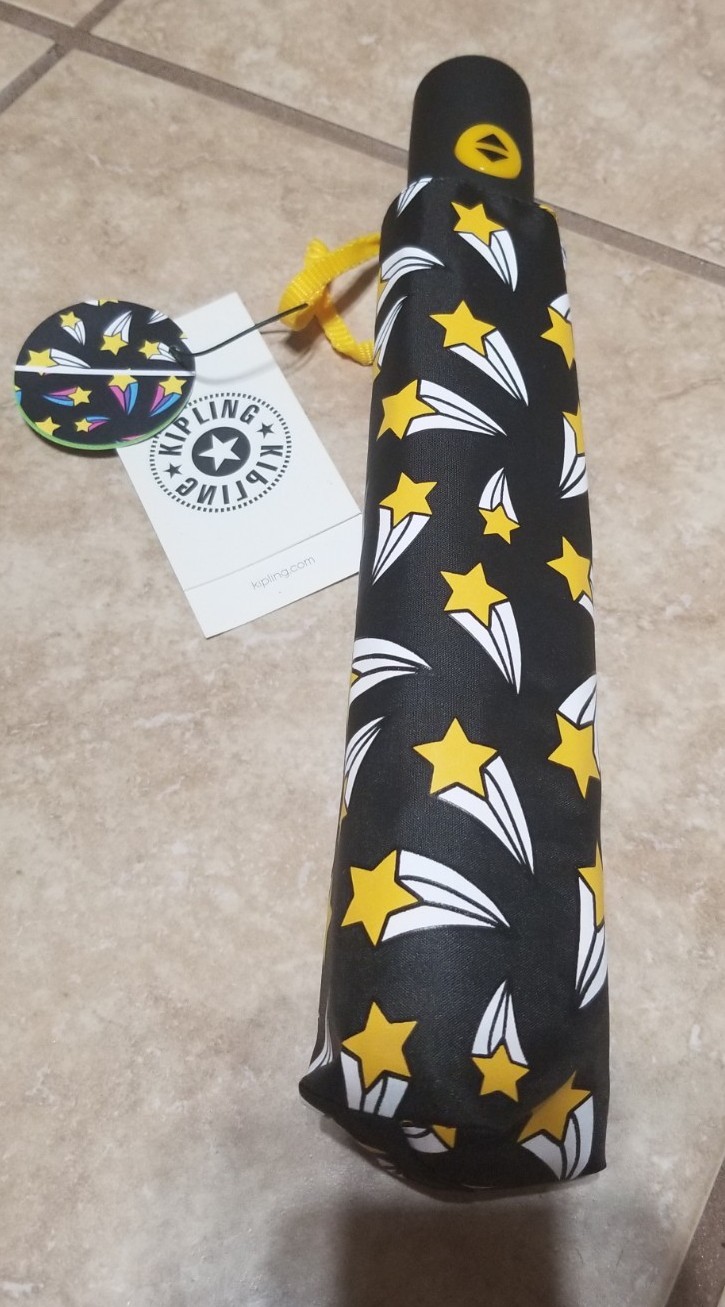 Kipling Auto Open Printed Umbrella - Showering Stars