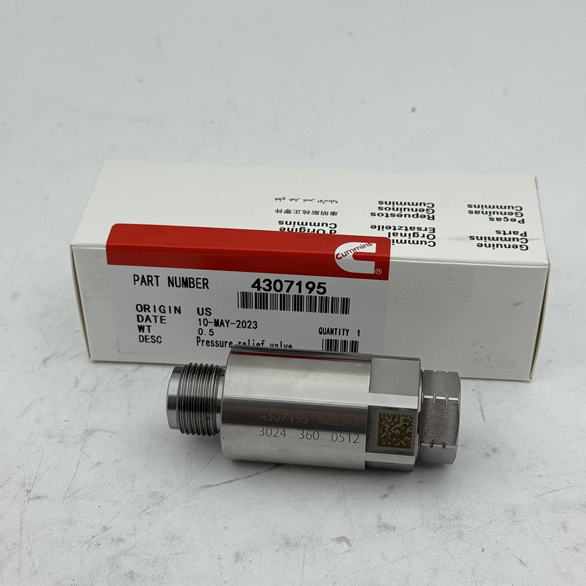 Common Pressure Relief Valve Fits for Cummins ISX15 QSX15 5473196 4307195 New