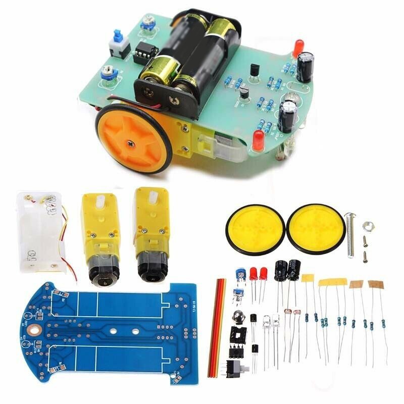 2WD chassis kit smart car tracking DIY reduction for Arduino practical