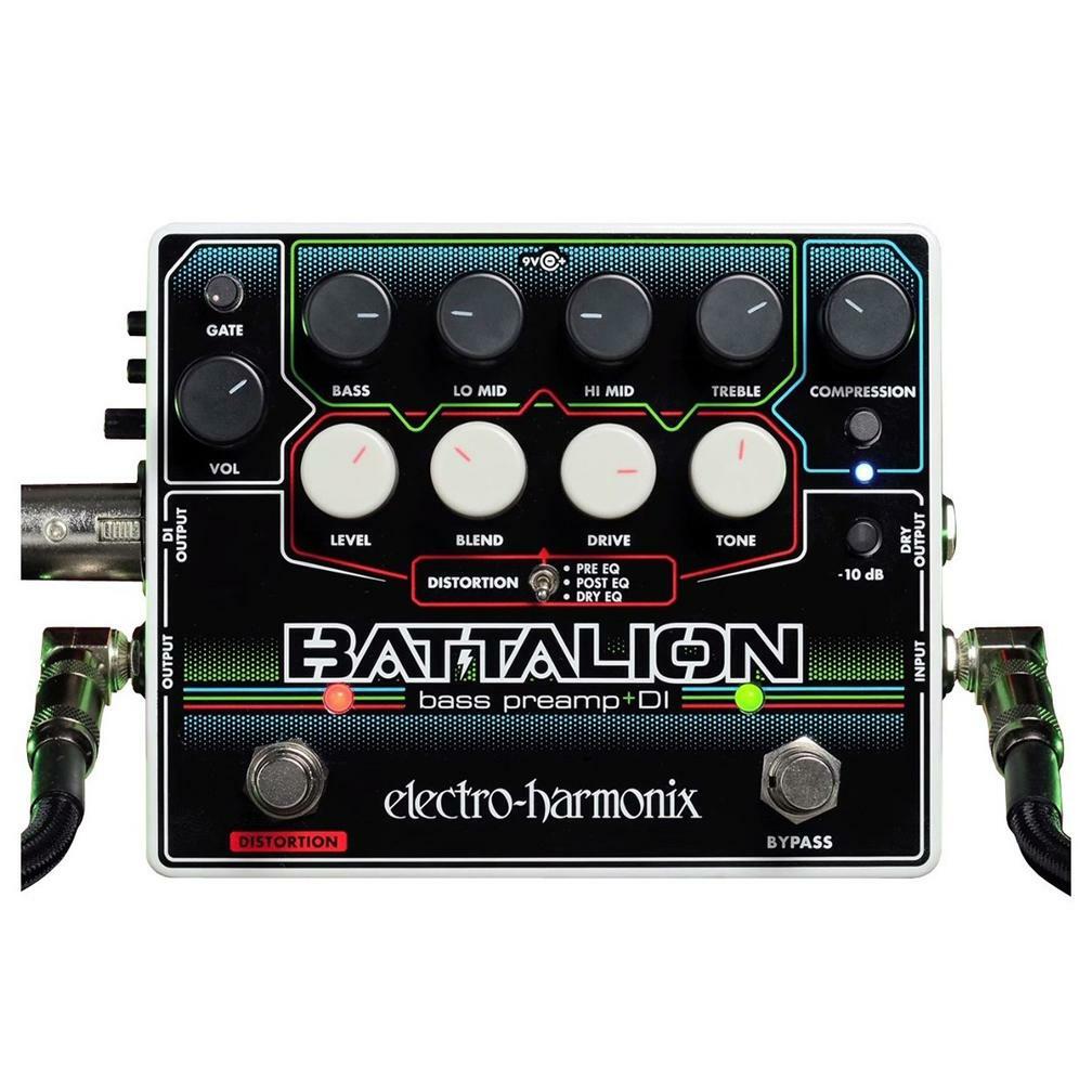 Electro-Harmonix  Battalion Bass Preamp + DI Pedal