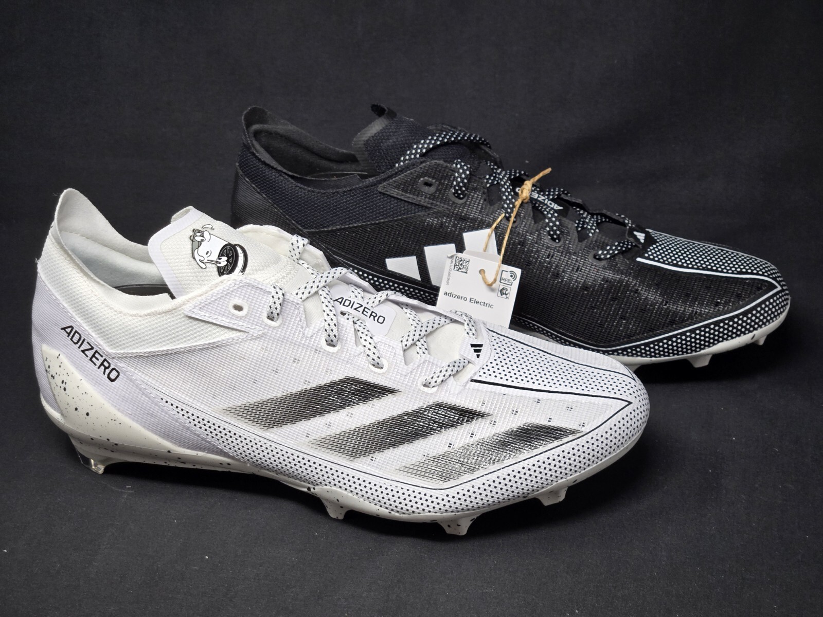 Adidas Adizero Electric Men Multi Size Cleat Snack Attack White Black IE4401 NBY