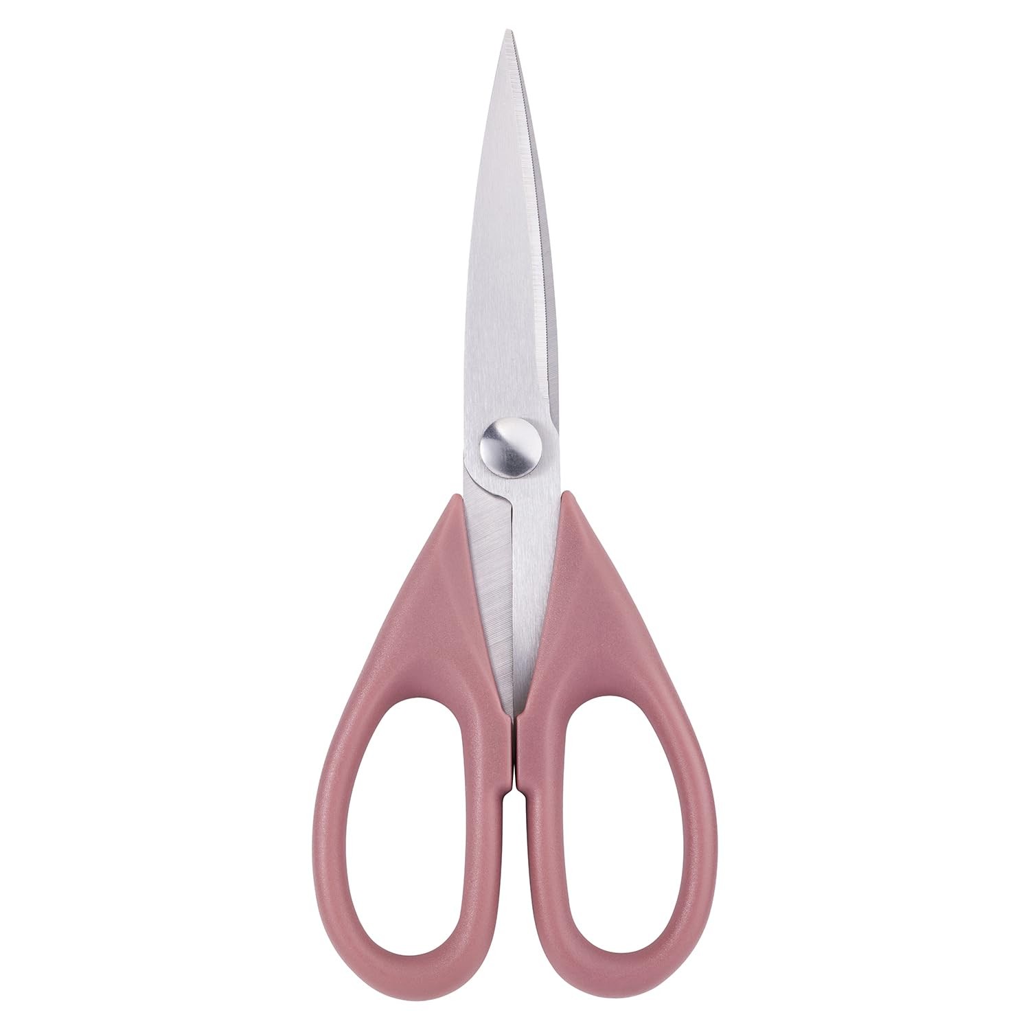 KAI Kitchen Scissors, Dishwasher Safe, Scratch Resistant, Easy Care, Old Raspber