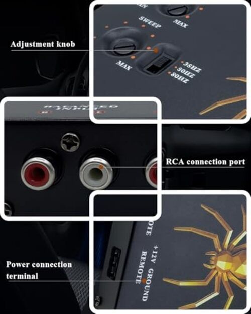 Car Audio Digital bass Controller, Restoration Processor, Amplifier and Sound