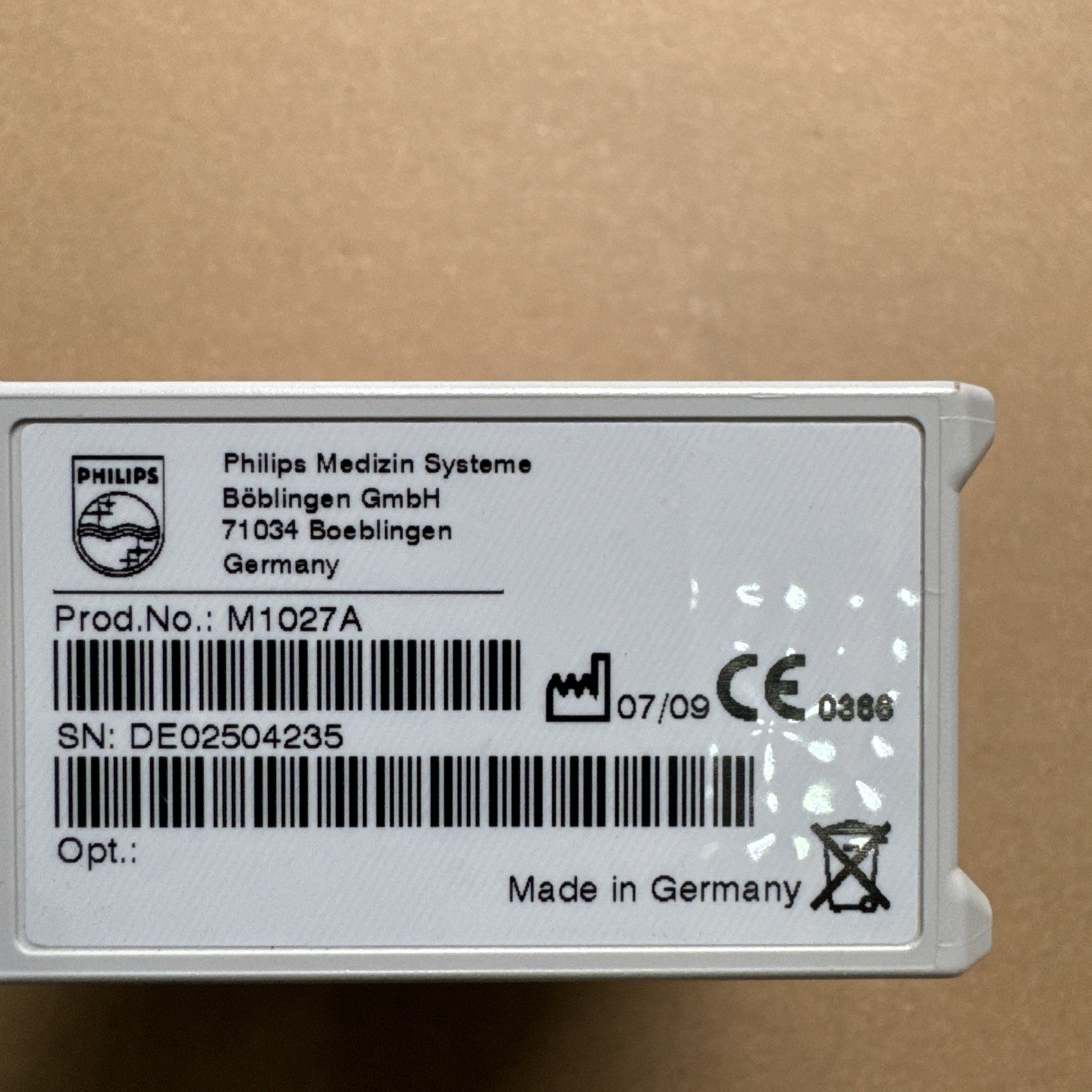 Philips M1027A EEG Measurement Module