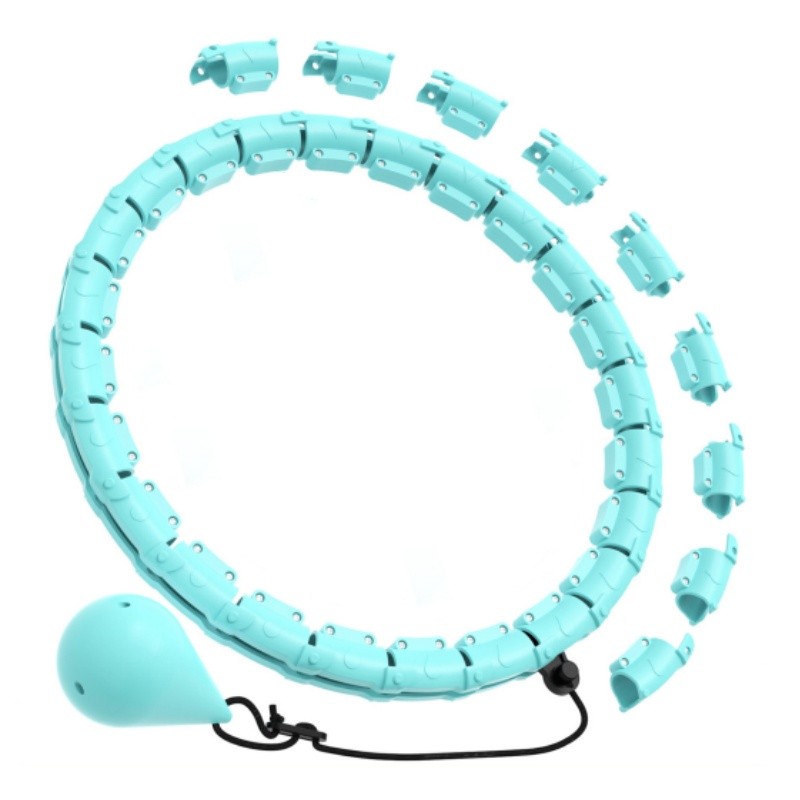 24 Knots Weighted Workout Hoop Plus Size, Smart Waist Exercise Ring for Adults