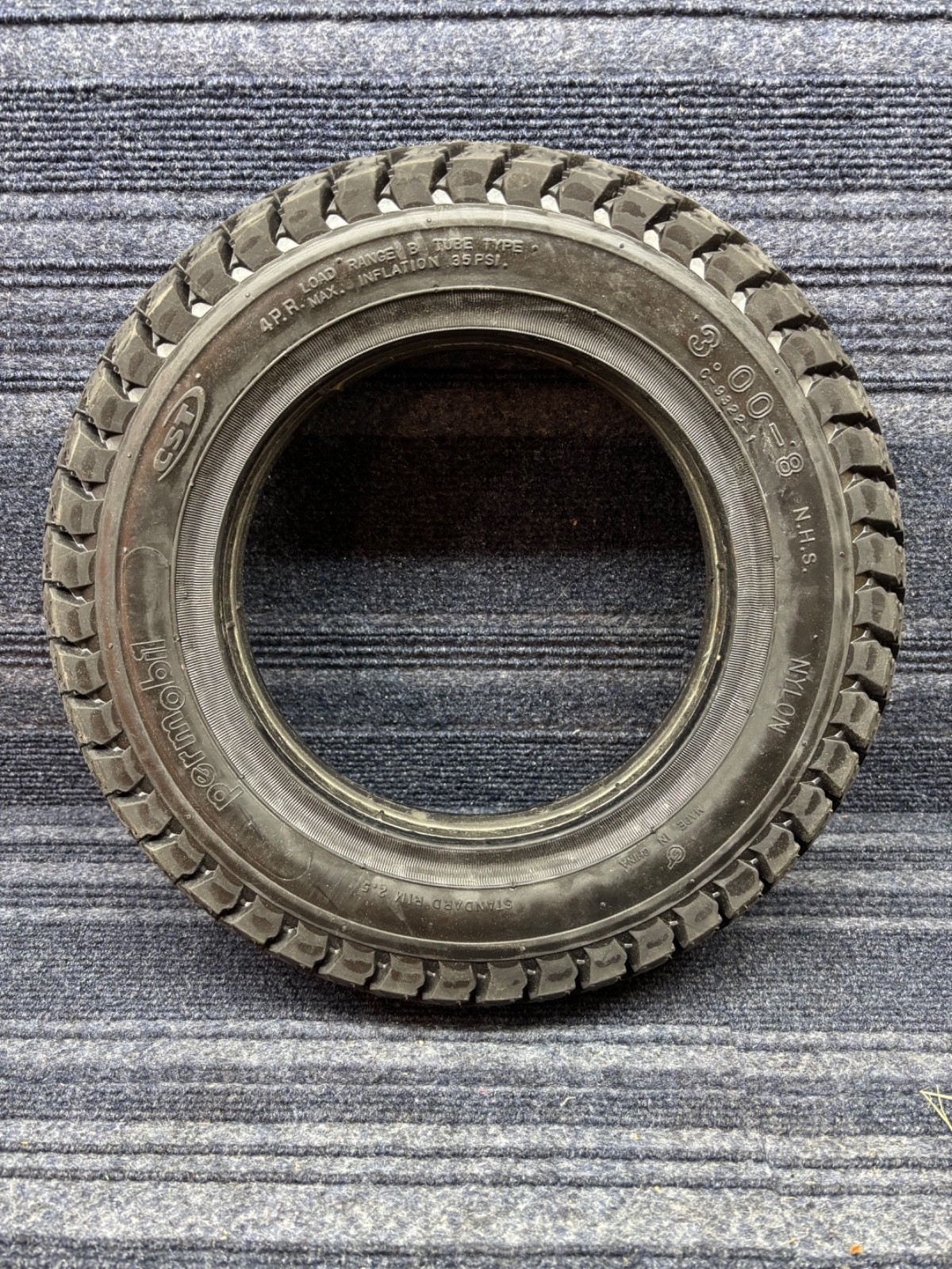 PERMOBIL 14”x3”  FOAM FILLED DRIVE TIRE Primo PowerTrax  (3.00-8) F3,F5,M3,M5,M1