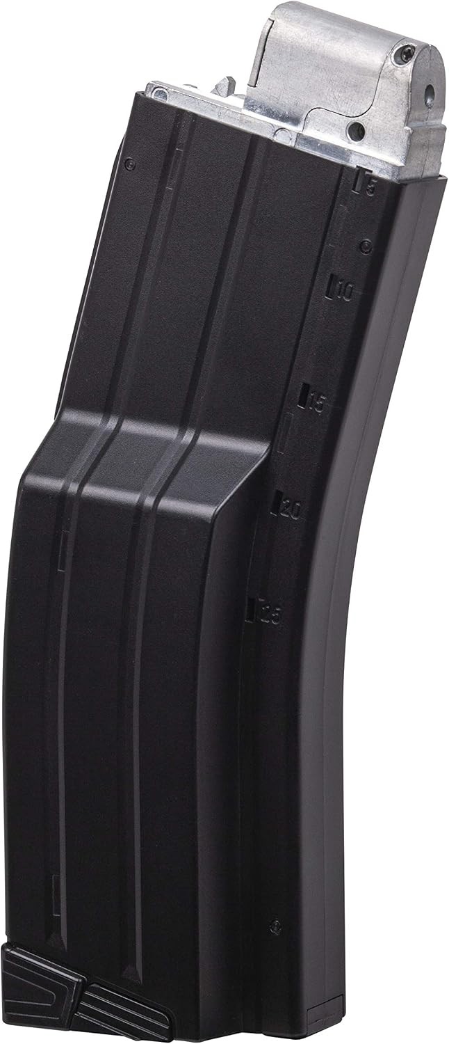 Crosman CFAHCM Quick Loading BB Magazine for SBR Full Auto BB Air Rifles, Black。