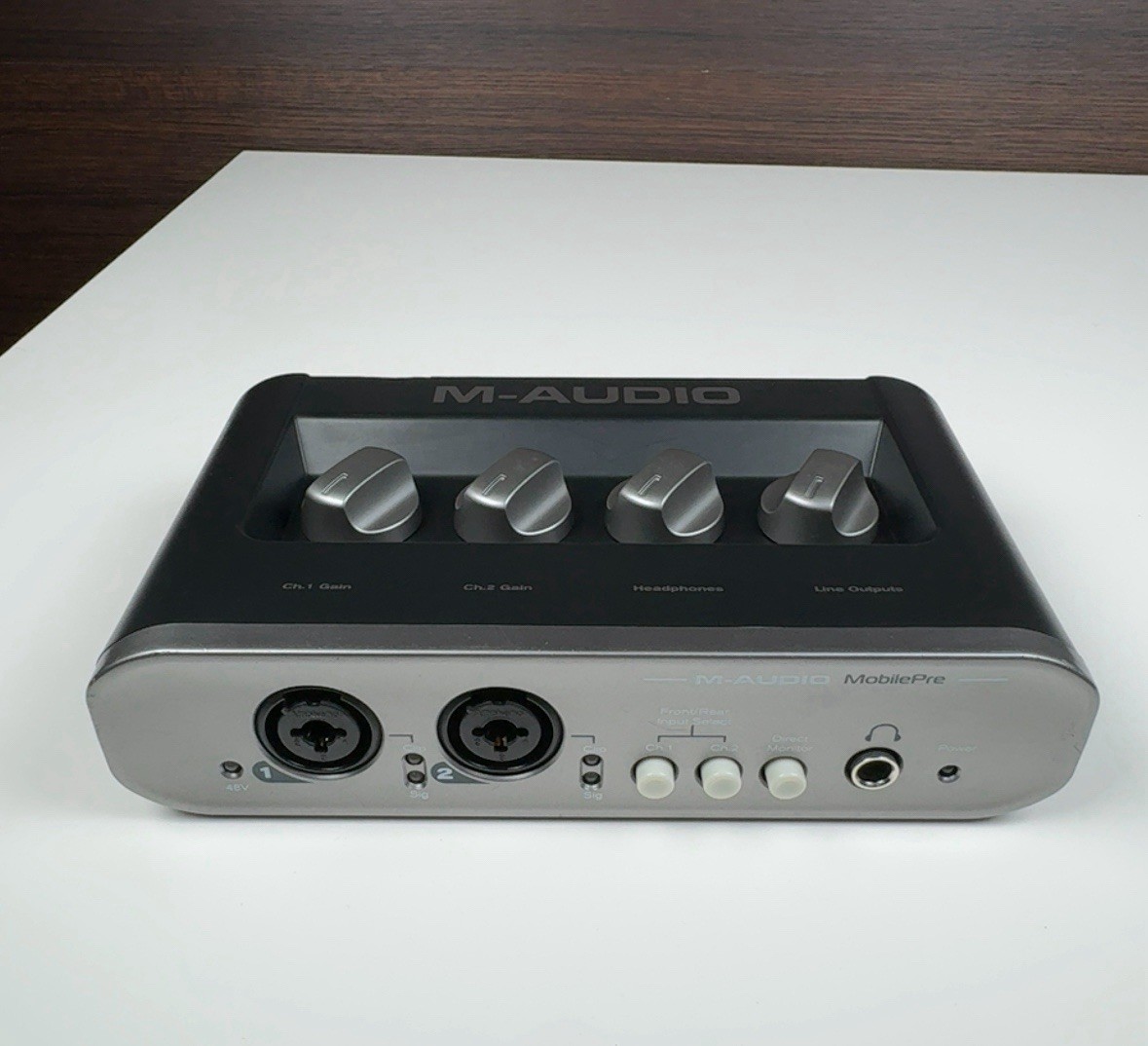 M-AUDIO MobilePre USB POWERED Audio Interface No Cords - Untested / For Parts