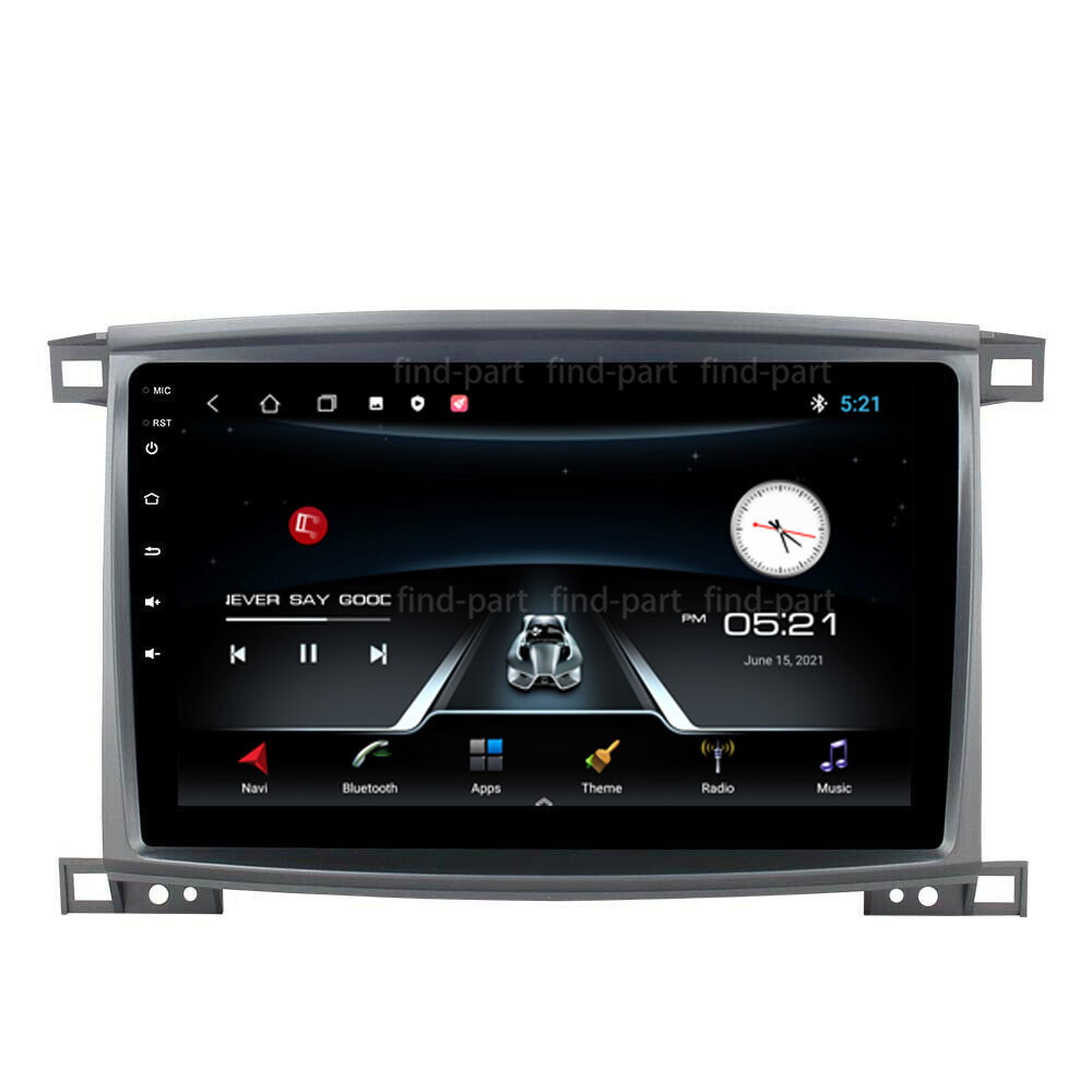 Android 12 10.1"Car Stereo Radio for 1998~07 Toyota Land Cruiser 100 GPS BT 4G