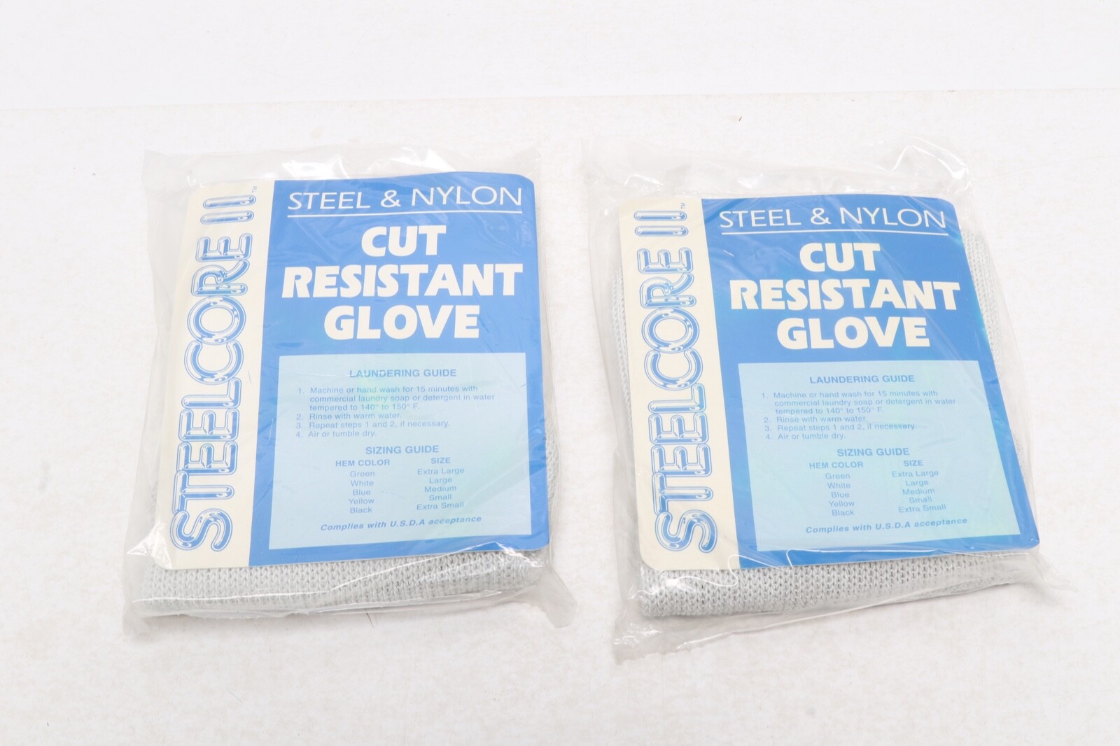 2 MCR Safety 9356 XL Steelcore II Medium Wt Reversible Cut Resistant Gloves