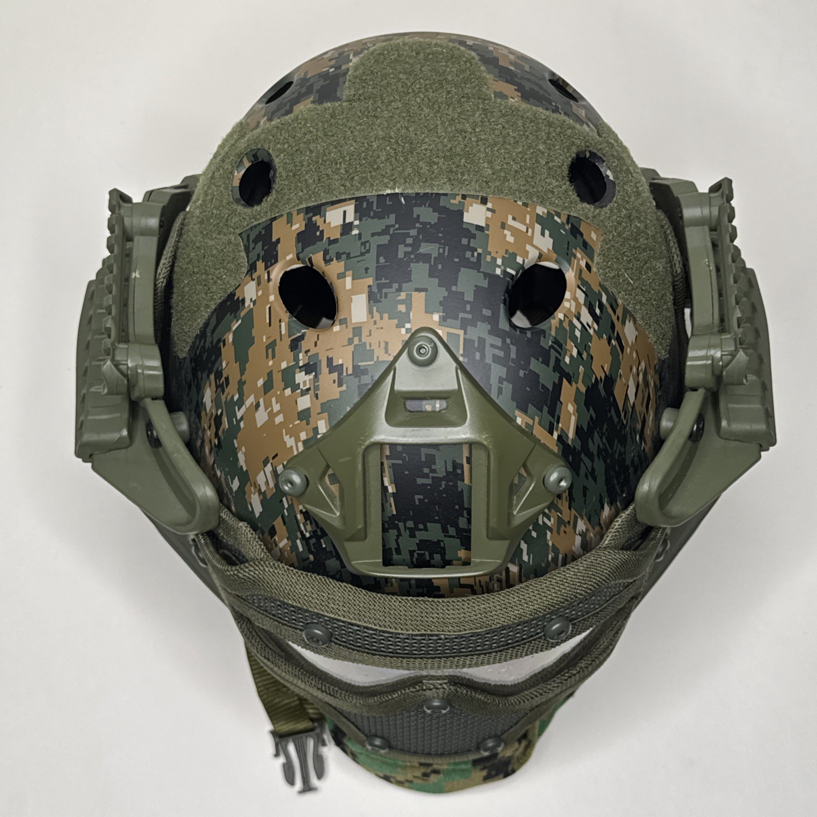 Tactical Protective Helmet Full Face Mask Goggles G4 System Airsoft Paintball