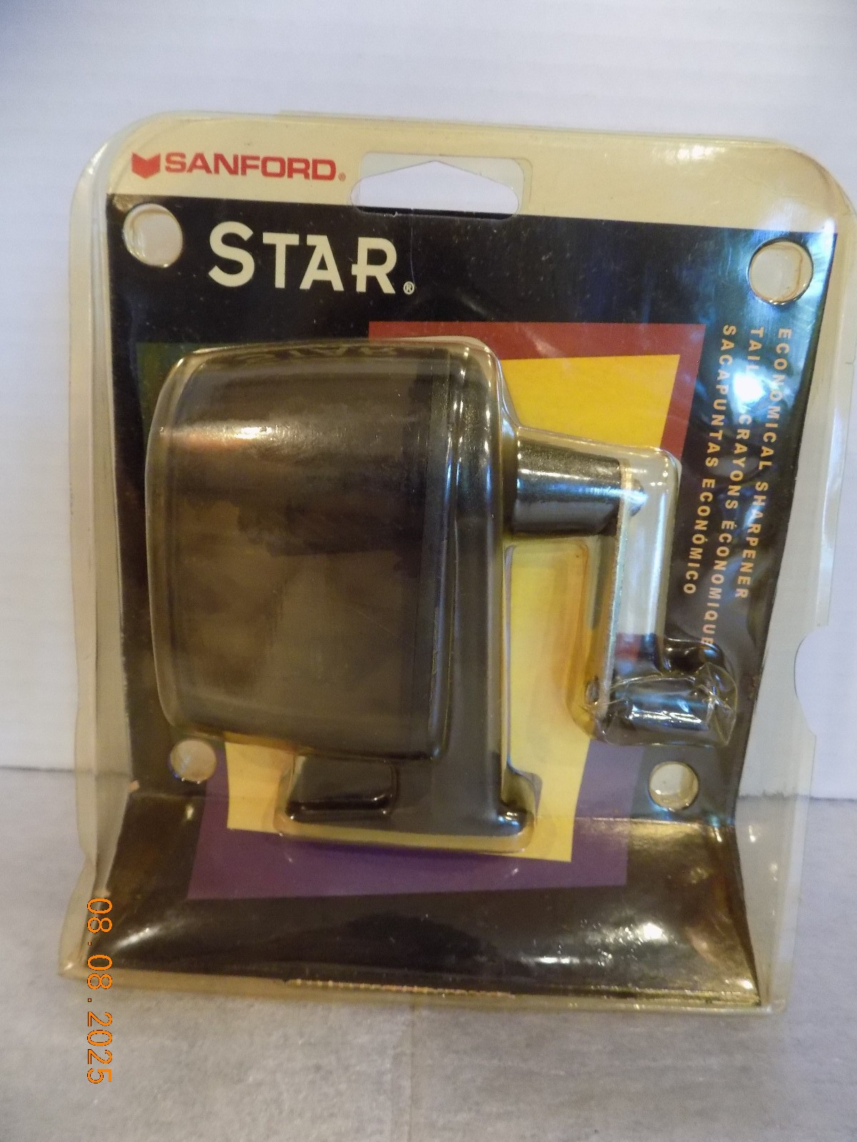 Sanford Star Manual Pencil Sharpener 1999 - NEW/Sealed