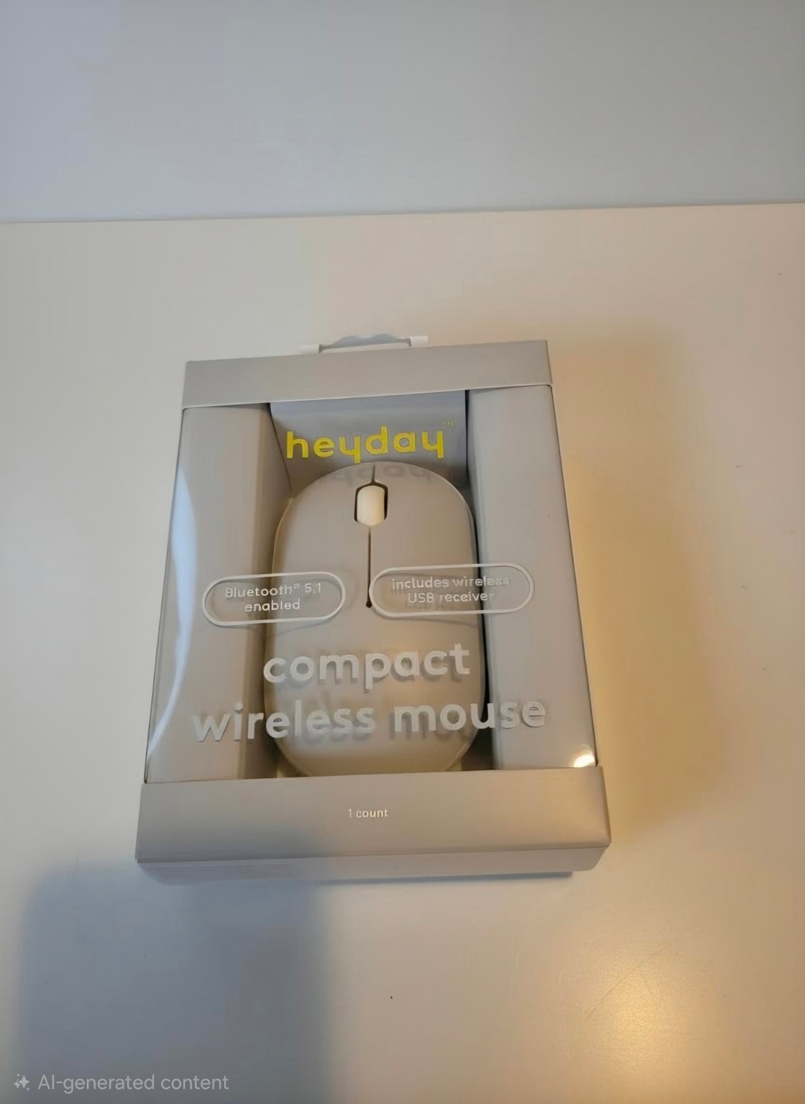 heyday compact wireless mouse 5.1 bluetooth enabled includes wireless receiver