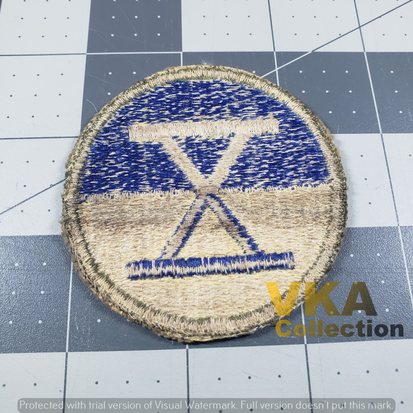 Cut Edge 10th Corps Patch X Corps