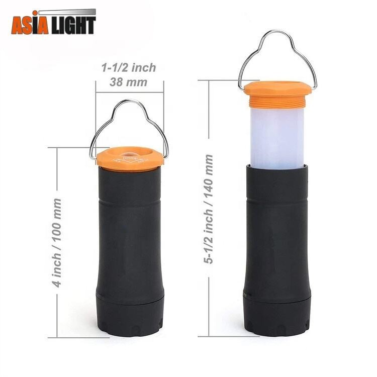 Portable 2 in 1 LED Telescopic Camping Lantern