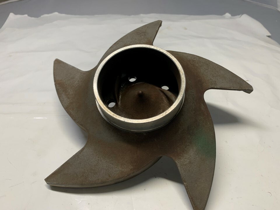 Durco Impeller 3x2-10 Mark III Group 2 Part#: 36862 Material: D4 Size 10"