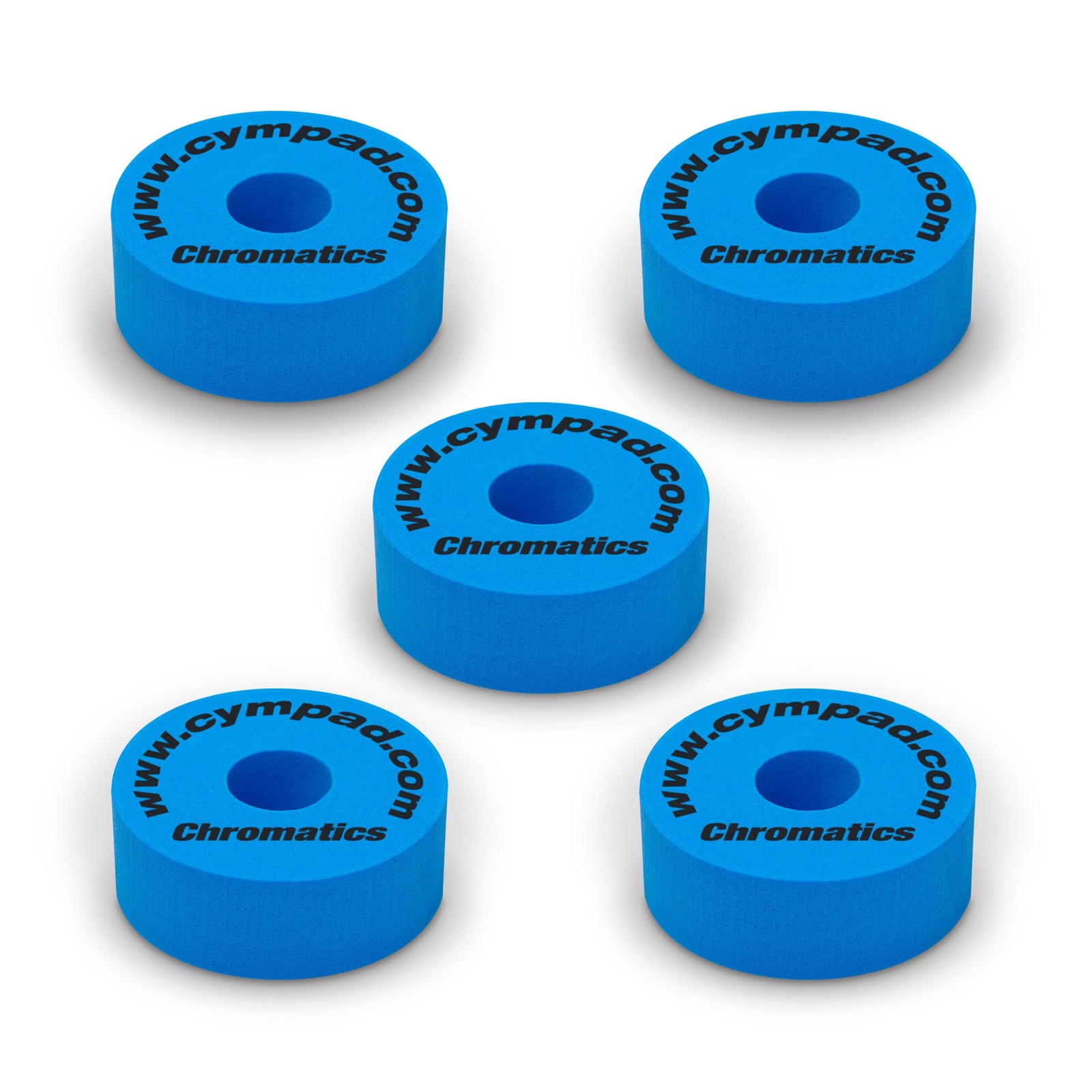 Blue Chromatics Foam Cymbal Pad Set â€“ High-Density Memory Foam Washers for En