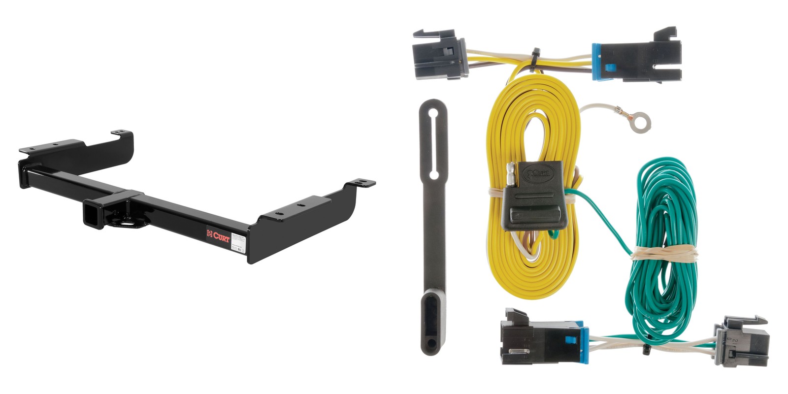 CURT Trailer Hitch & Wire Harness Class 4 Heavy Towing 2in Receiver 14090 55540