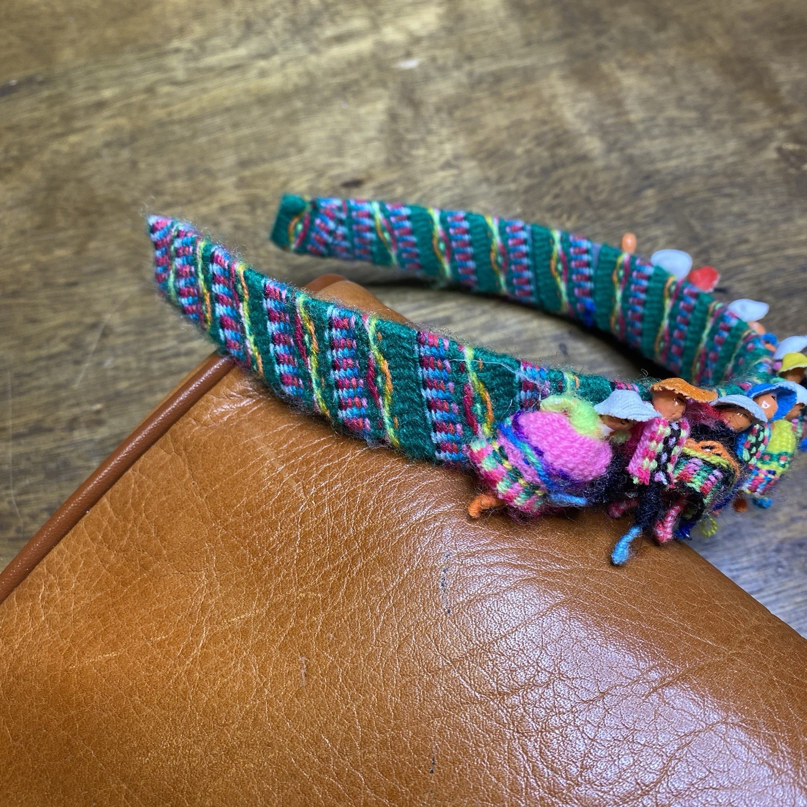 Peruvian Headband Handmade Hair Accessory Peru South American People Textile