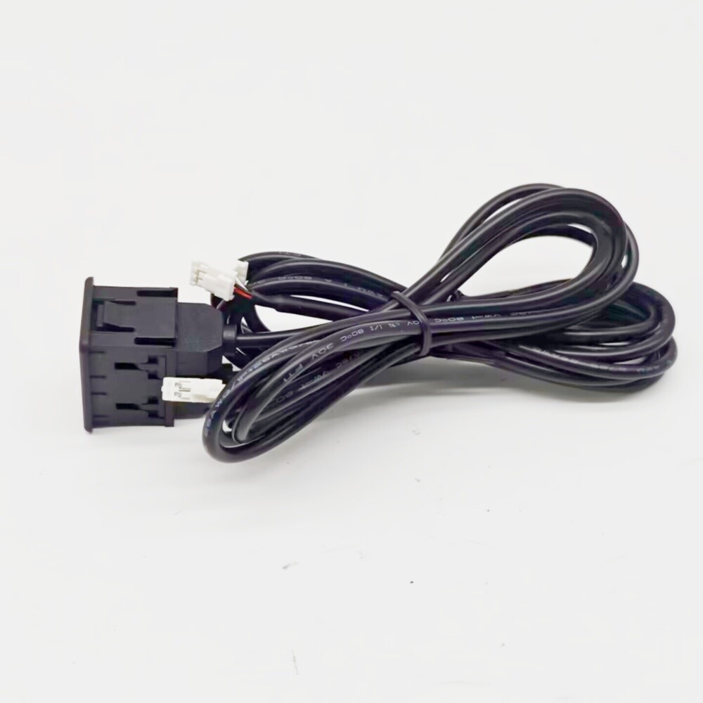 Type-C USB Port Panel Interface Extension Cable Adapter For Car Dash Flush Mount