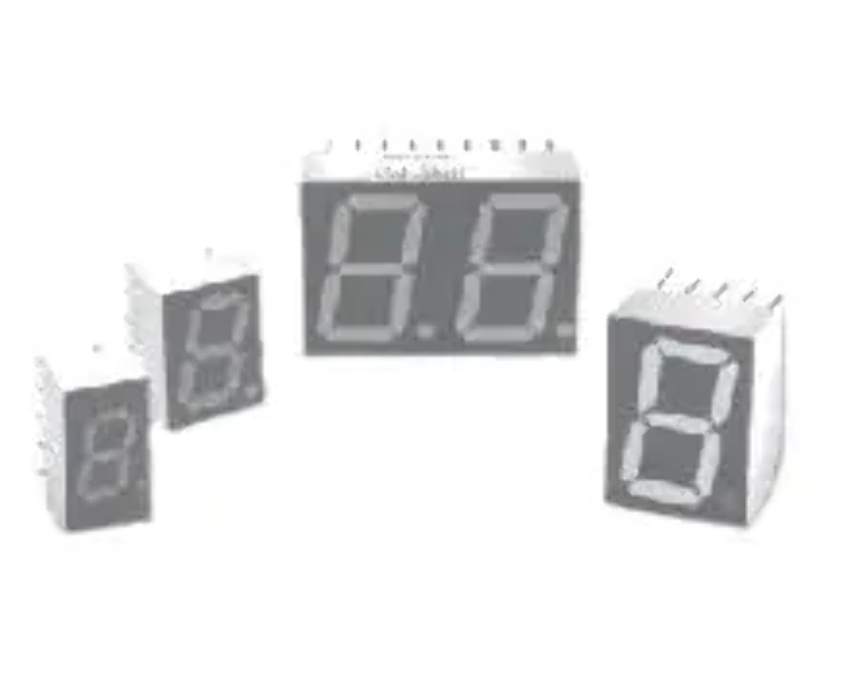 HDSP-K211-GH000 LED Displays Segmented Red :RoHS