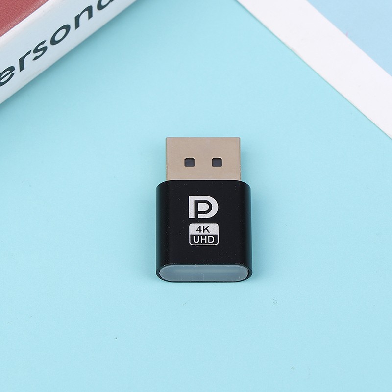 4K Displayport Dummy Plug DP Virtual Display Adapter Desktop Accessor Q❤;us